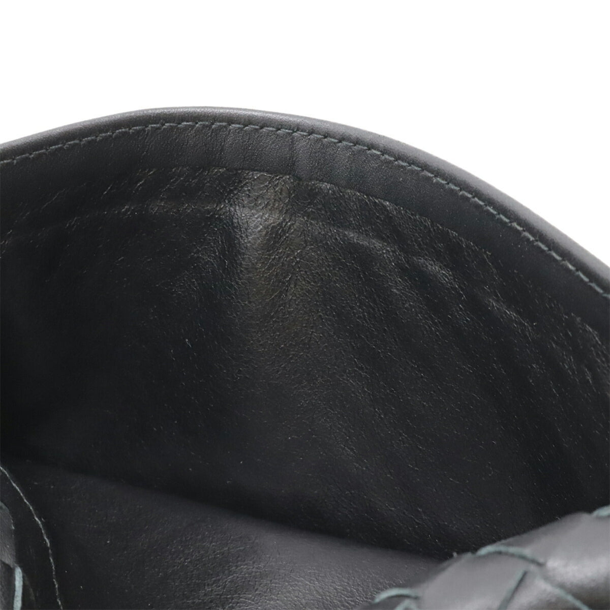 Bottega Veneta Intrecciato Black Leather Long Bill Wallet (Bi-Fold) (Pre-Owned)