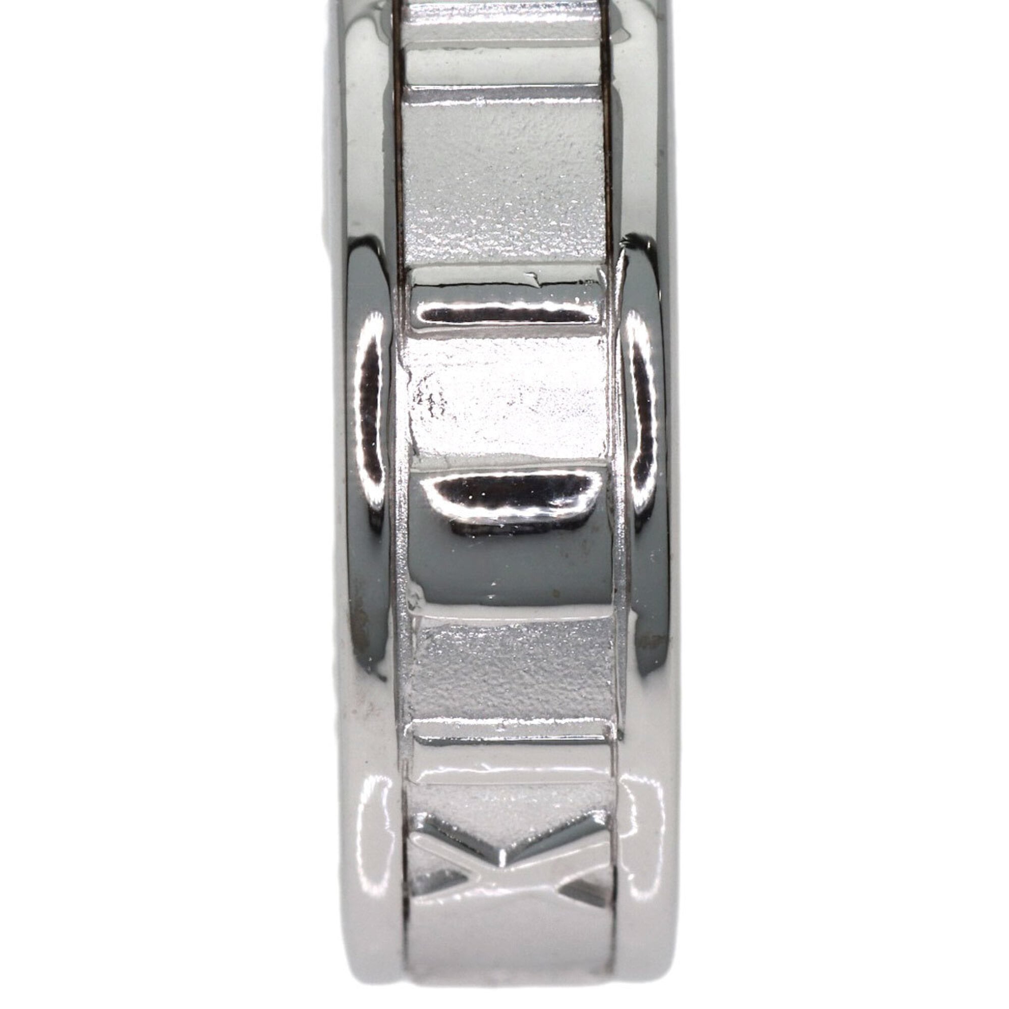 Tiffany Atlas White Gold (18K) Band Ring (Pre-Owned)