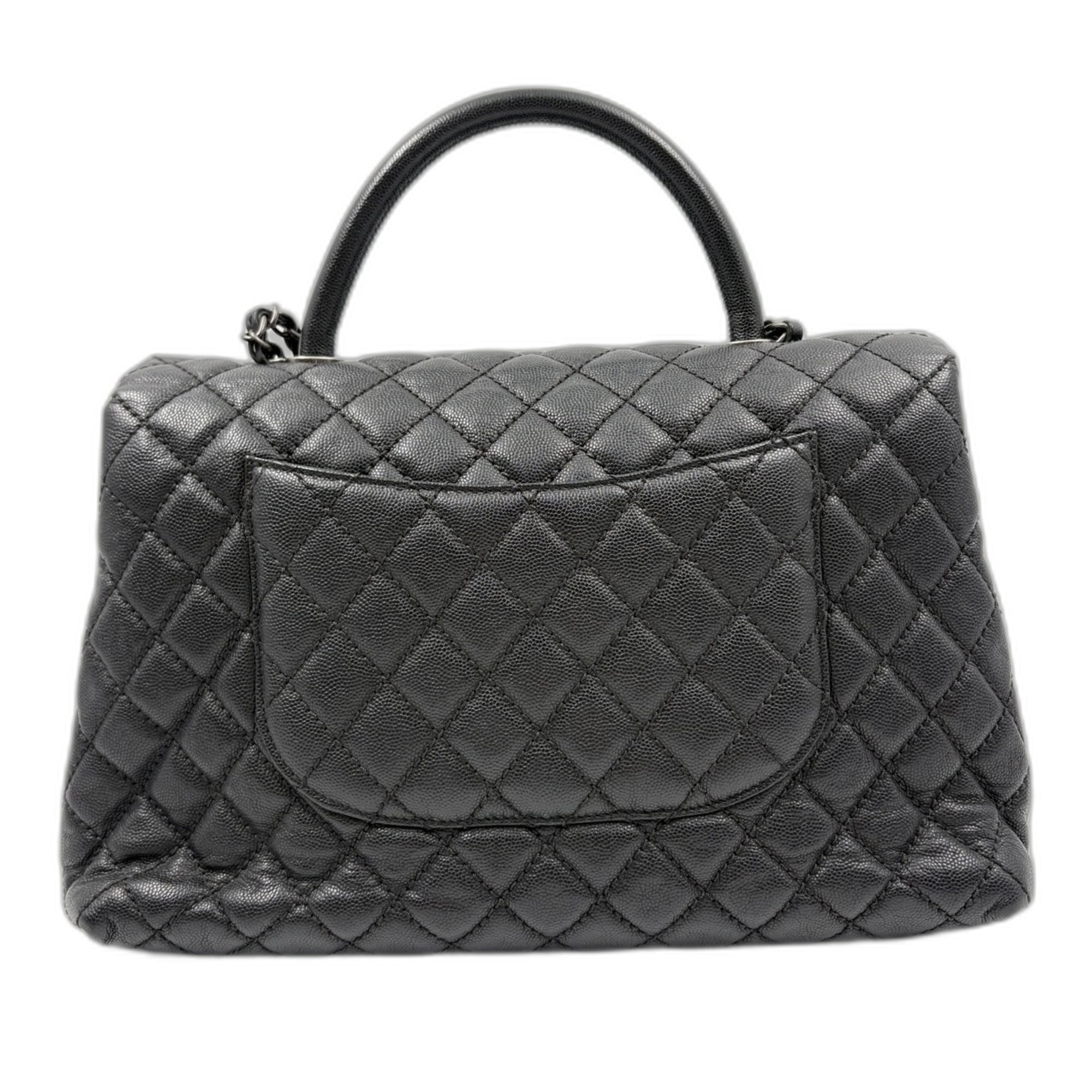 Chanel Matelasse Black Handbag (Pre-Owned)