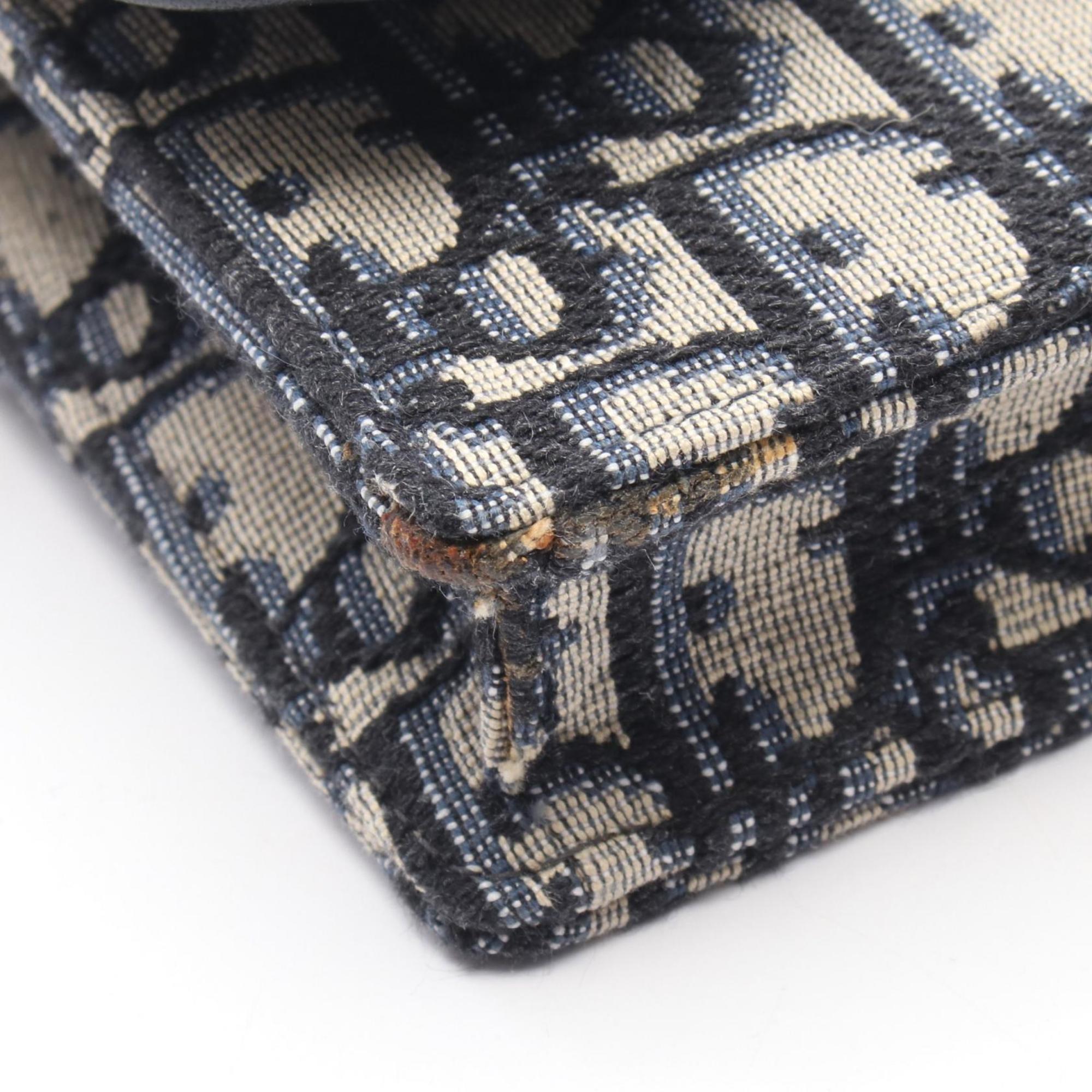 Christian Dior Beige Navy Canvas Fanny Pack (Pre-Owned)