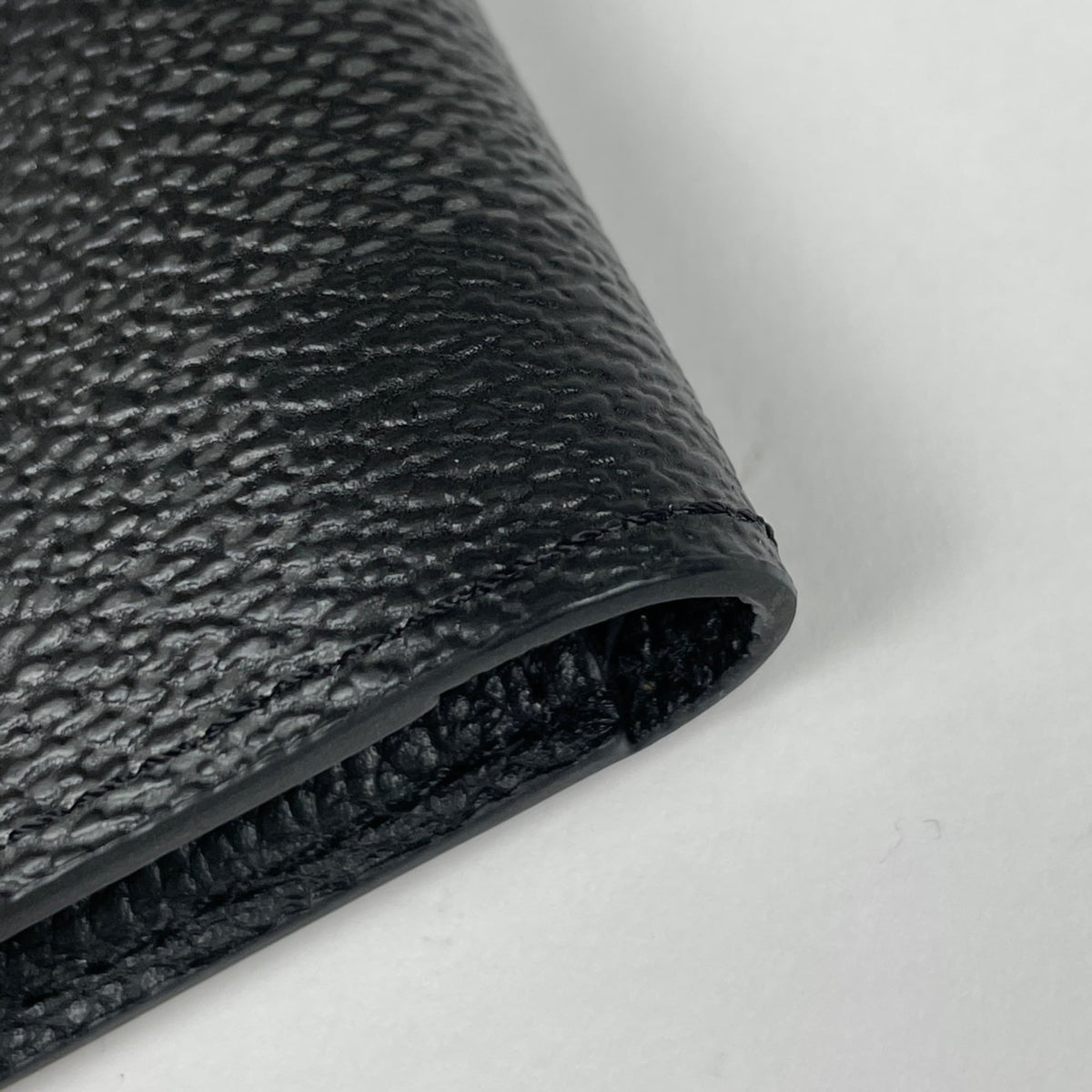 Louis Vuitton Black Noir Leather Wallet (Bi-Fold) (Pre-Owned)