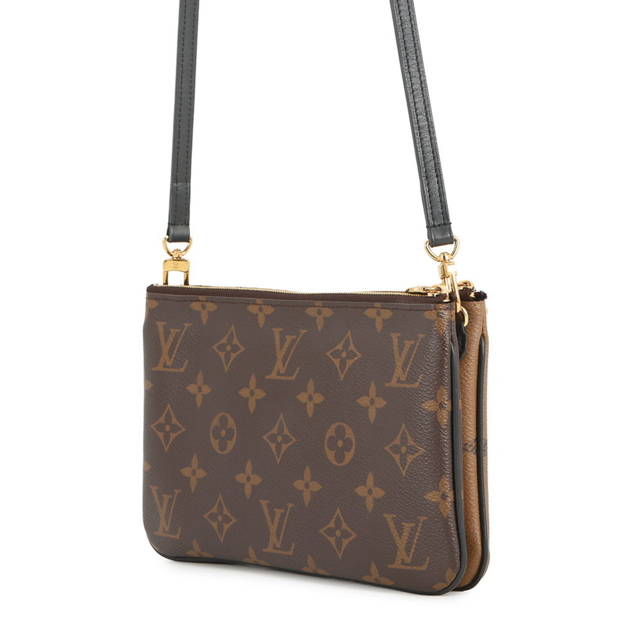 Louis Vuitton Monogram Noir Monogram Pochette Shoulder Bag (Pre-Owned)