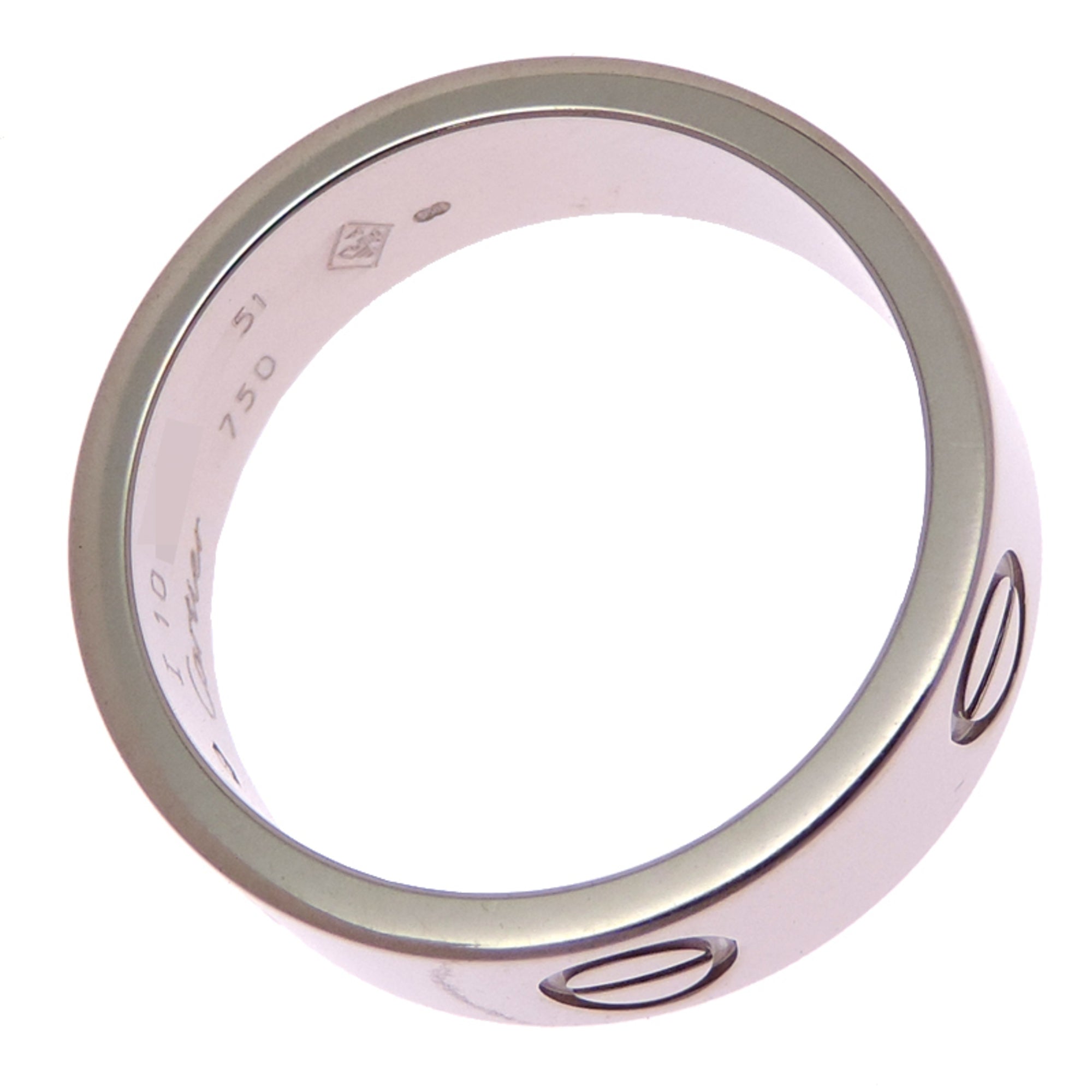Cartier White Gold (18K) Band Ring (Pre-Owned)