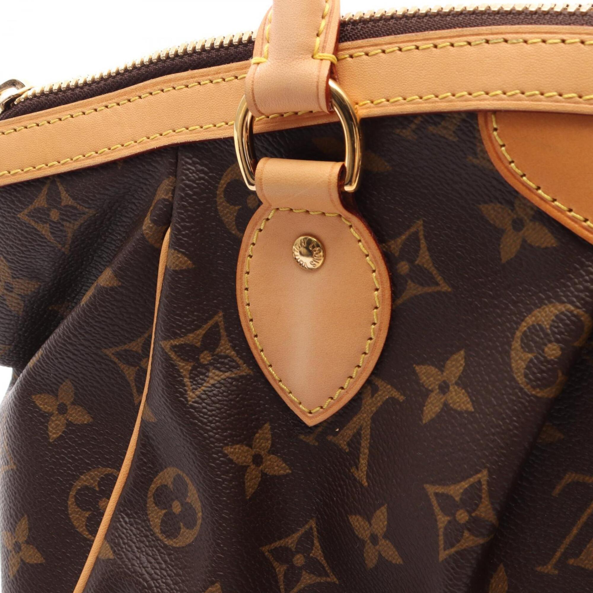 Louis Vuitton Brown Pvc Leather Handbag (Pre-Owned)