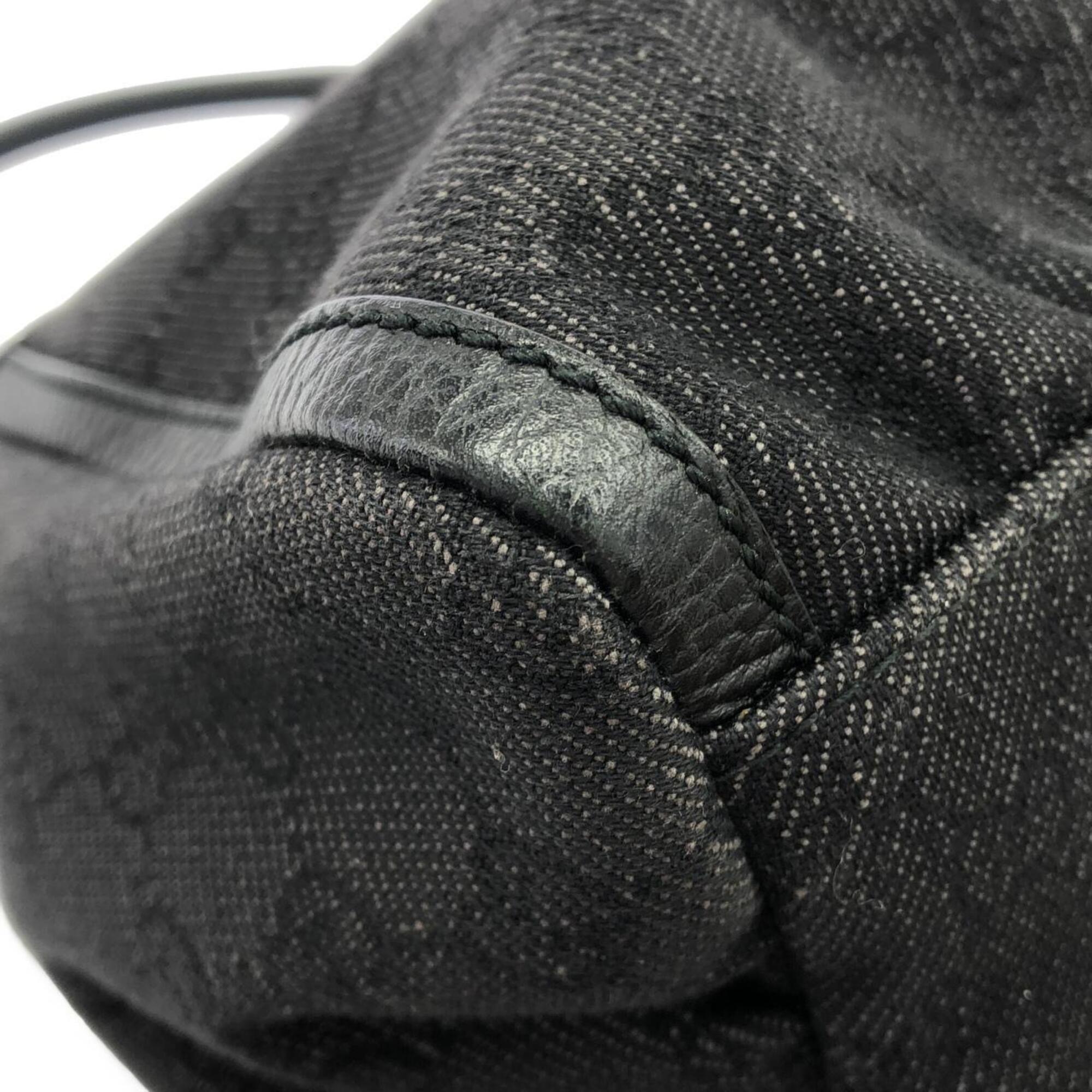 Gucci Black Denim Shoulder Bag (Pre-Owned)
