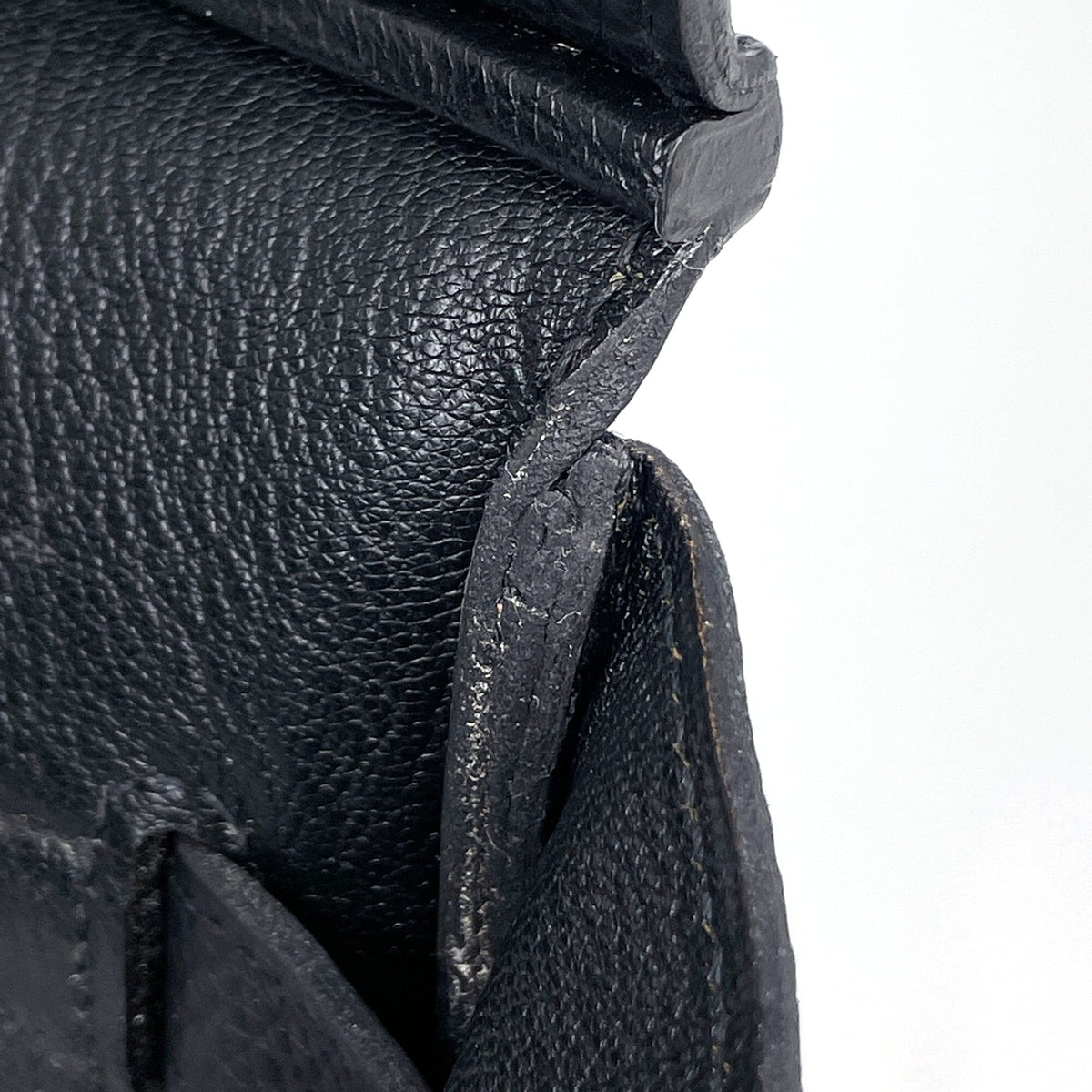 Hermes Black Togo Leather Handbag (Pre-Owned)