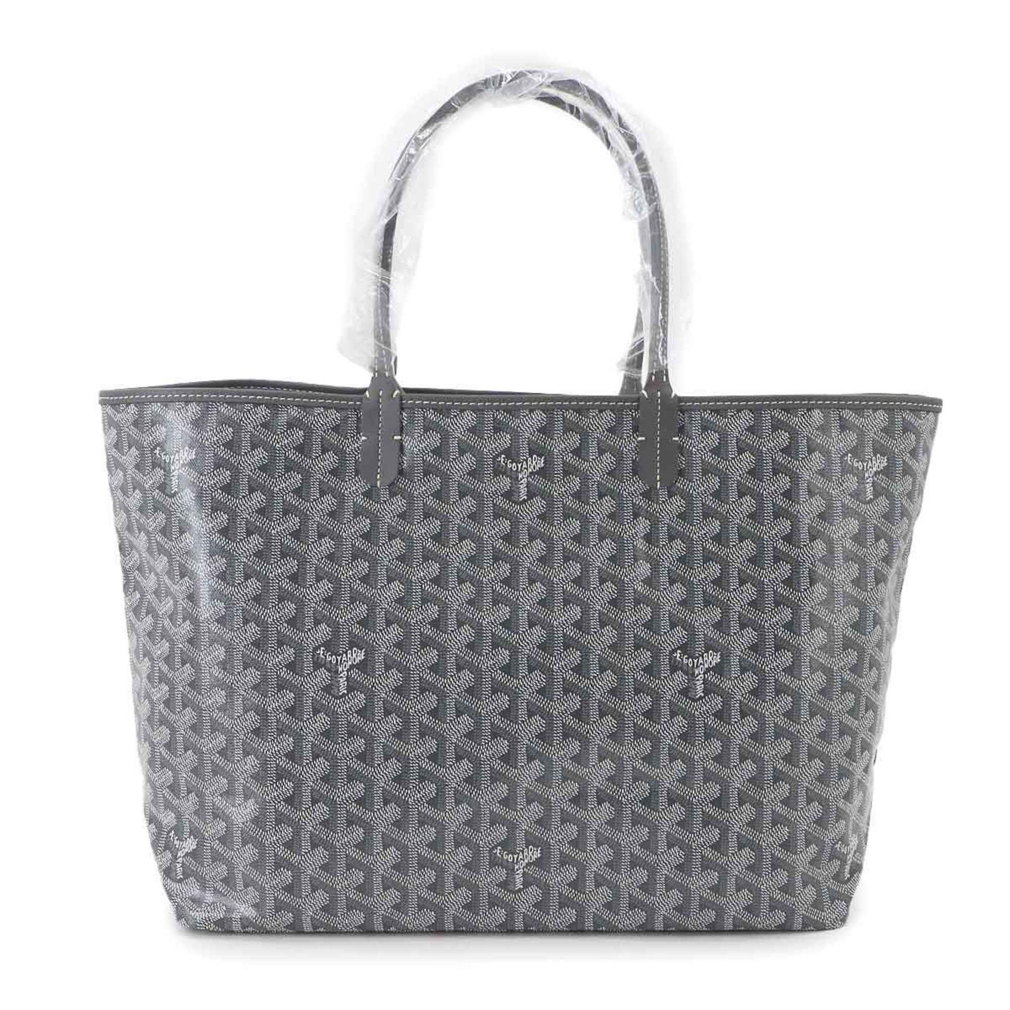 Goyard Saint Louis Gray Pvc Leather Tote Bag (Pre-Owned)