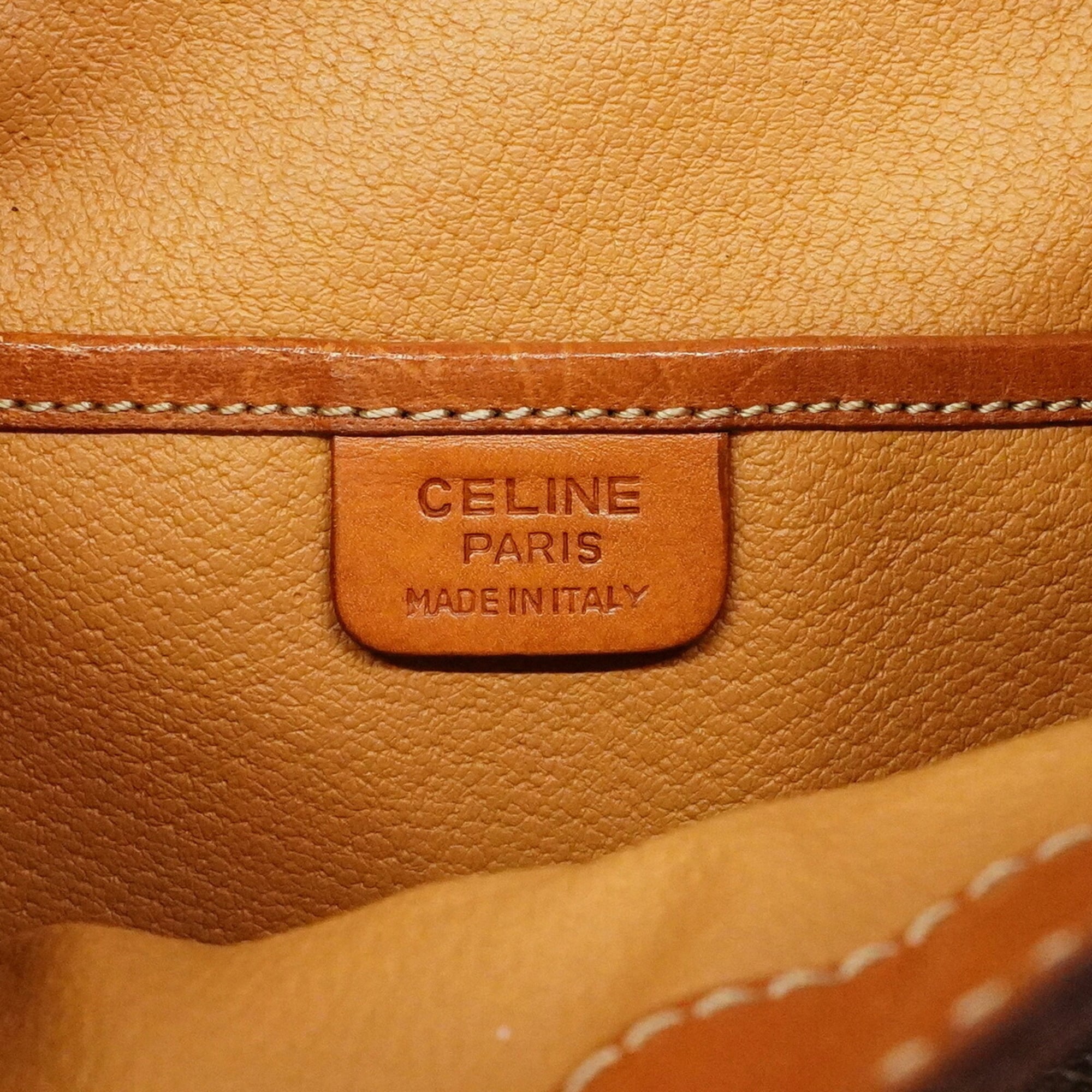Celine Brown Pvc Backpack (Pre-Owned)