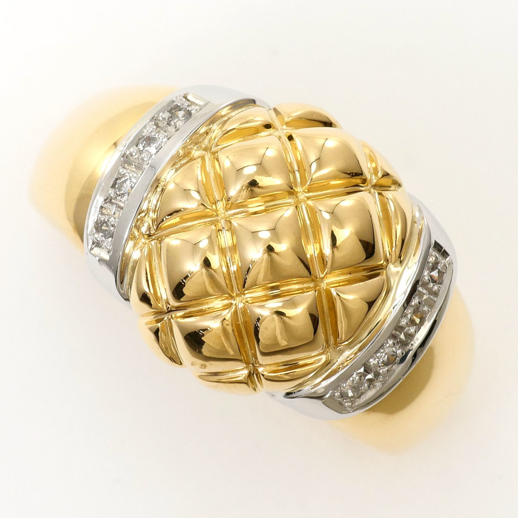 Unbranded Platinum Yellow Gold Yellow Gold (18K) Platinum 900 Band Ring (Pre-Owned)