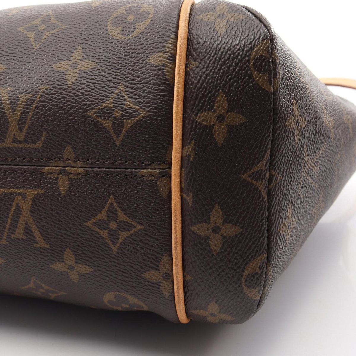 Louis Vuitton Brown Coated Canvas Pvc Monogram Leather Handbag Tote Bag (Pre-Owned)