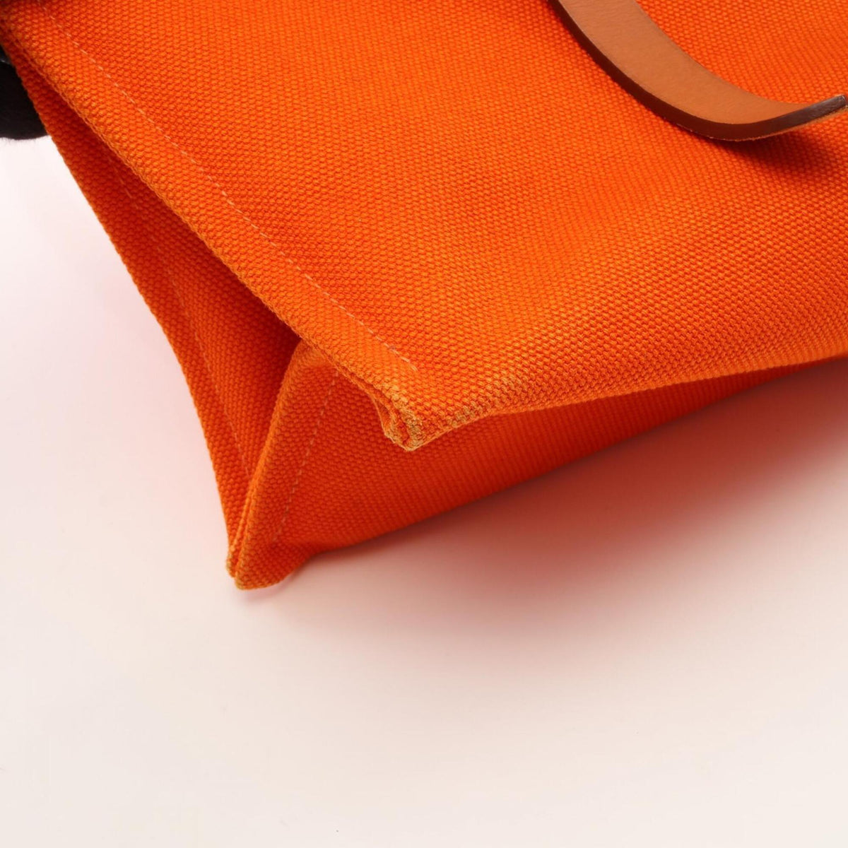 Hermes Beige Orange Handbag Tote Bag (Pre-Owned)