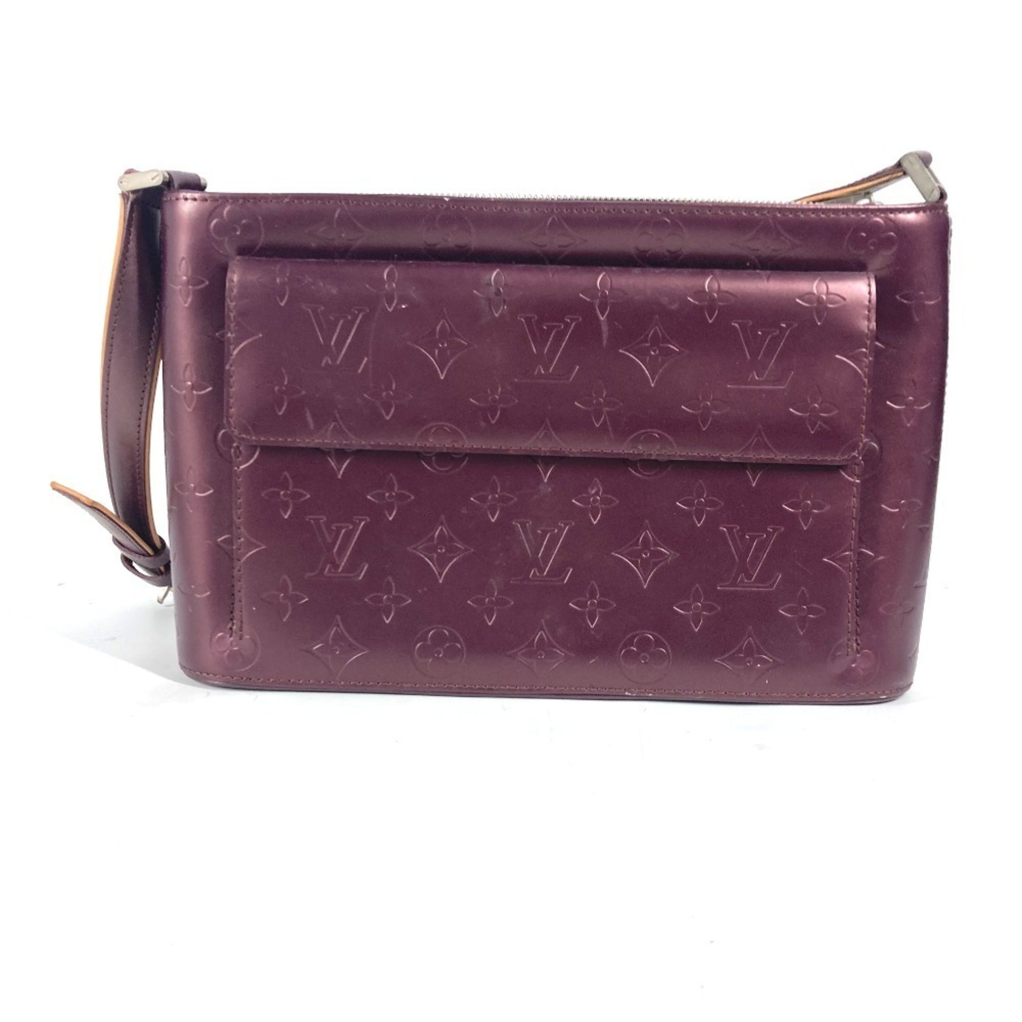 Louis Vuitton Purple Violet Monogram Mat Shoulder Bag (Pre-Owned)