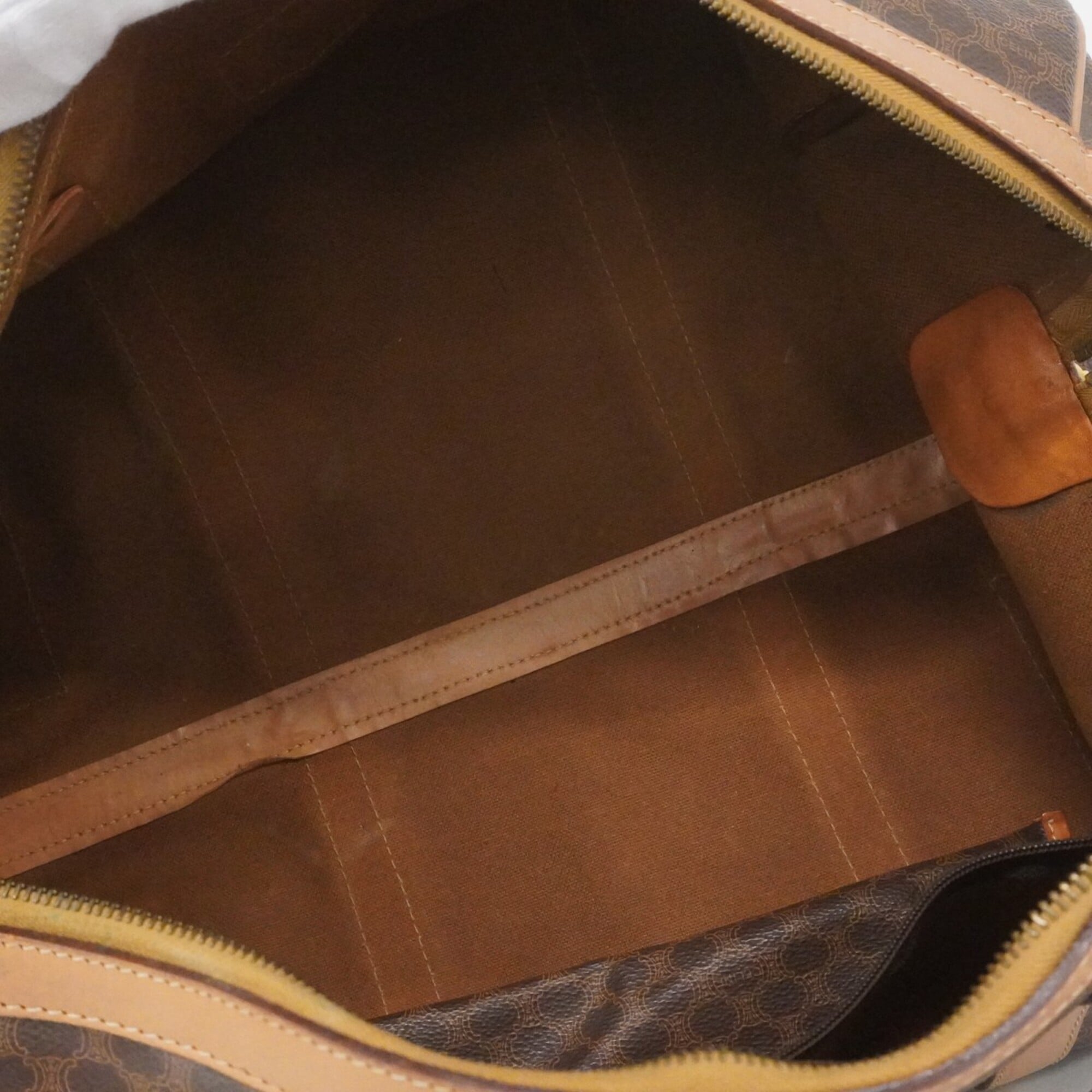 Celine Brown Pvc Boston Bag (Pre-Owned)