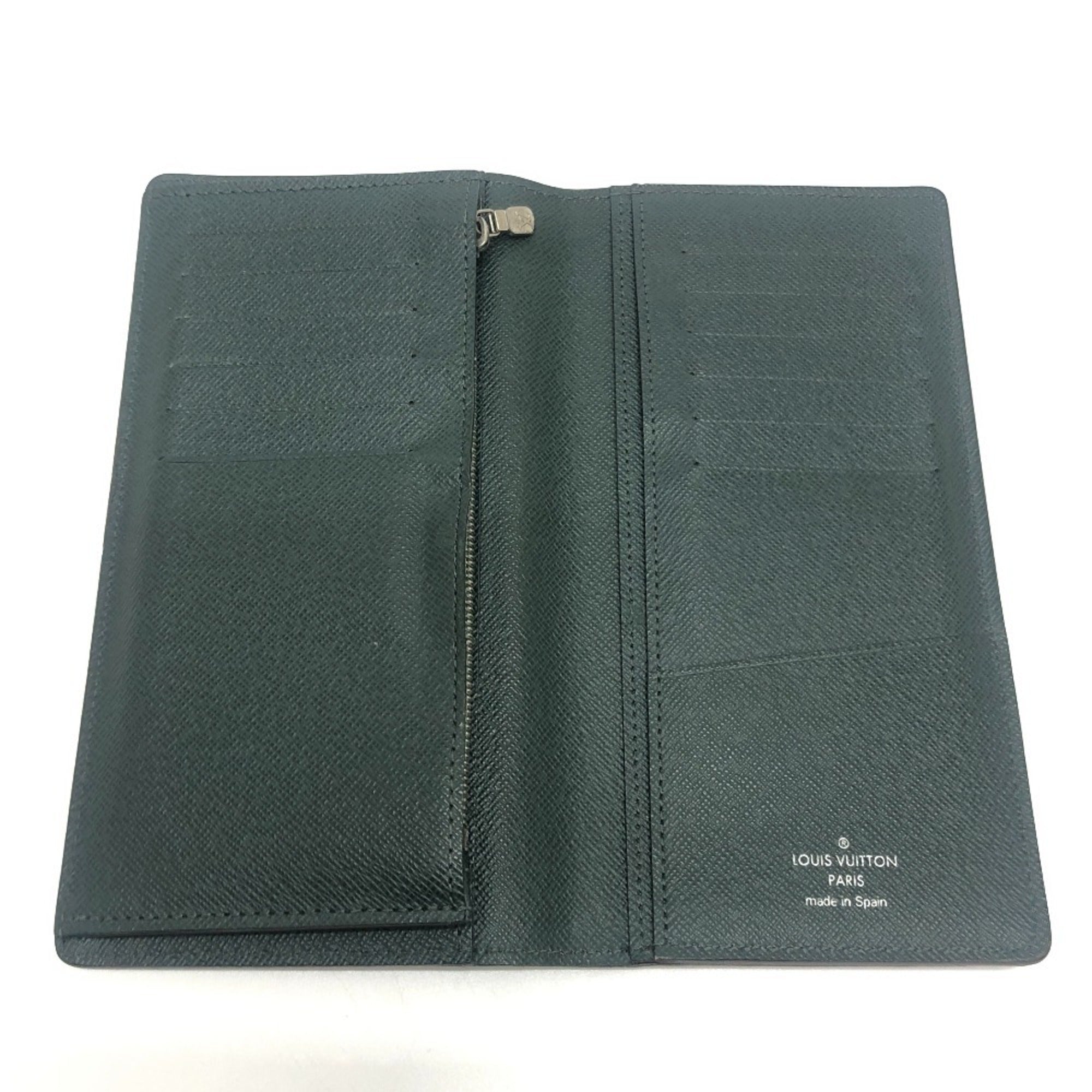 Louis Vuitton Dark Green Epi Leather Long Bill Wallet (Bi-Fold) (Pre-Owned)
