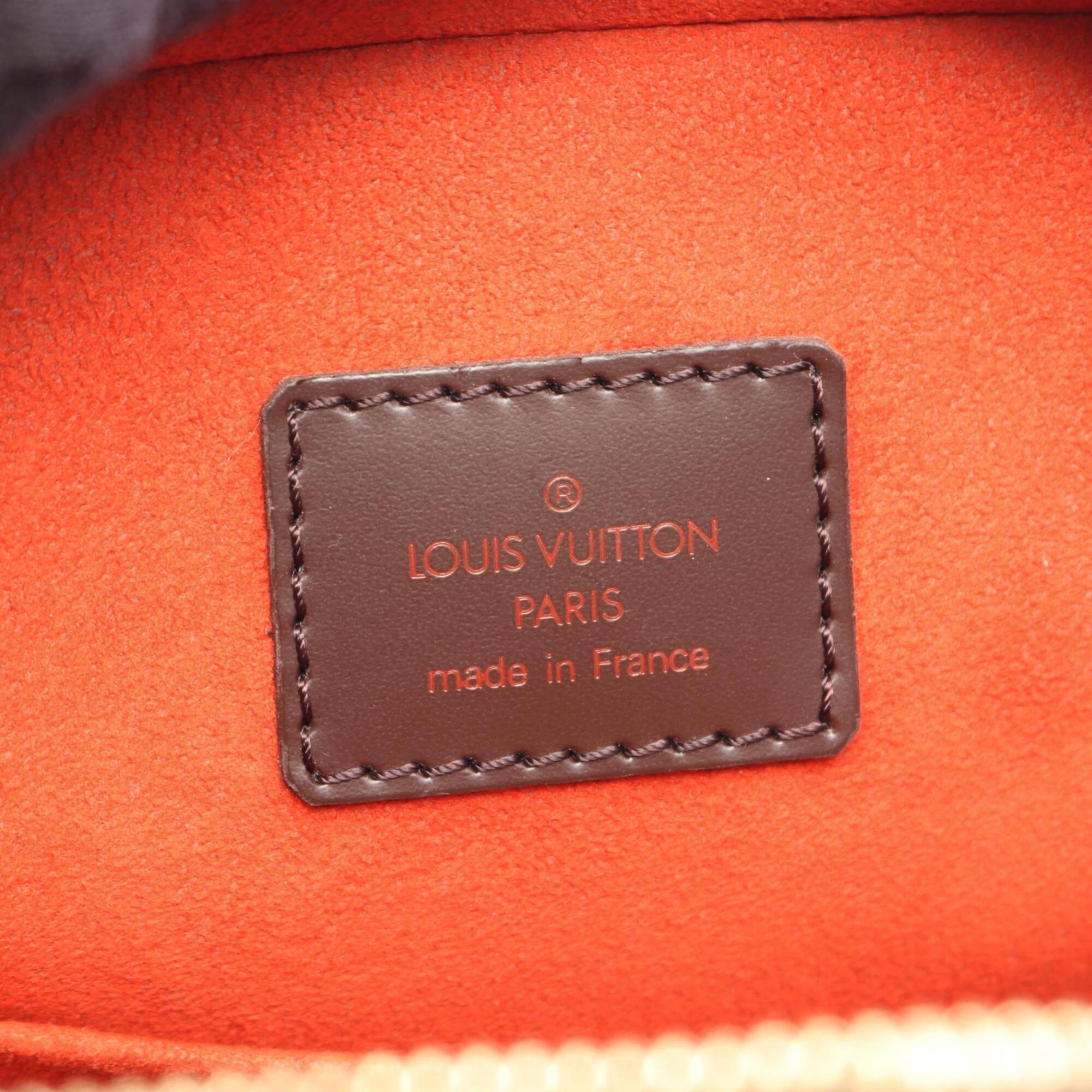 Louis Vuitton Brown Coated Canvas Pvc Leather Handbag (Pre-Owned)