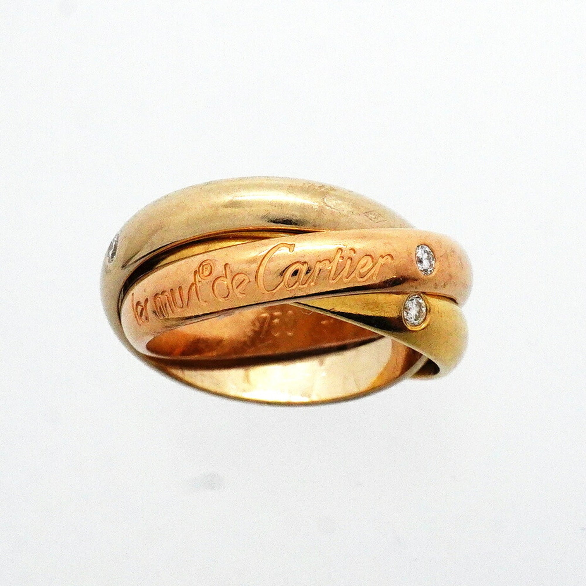 Cartier Yellow Gold (18K) Pink Gold (18K) White Gold (18K) Band Ring (Pre-Owned)