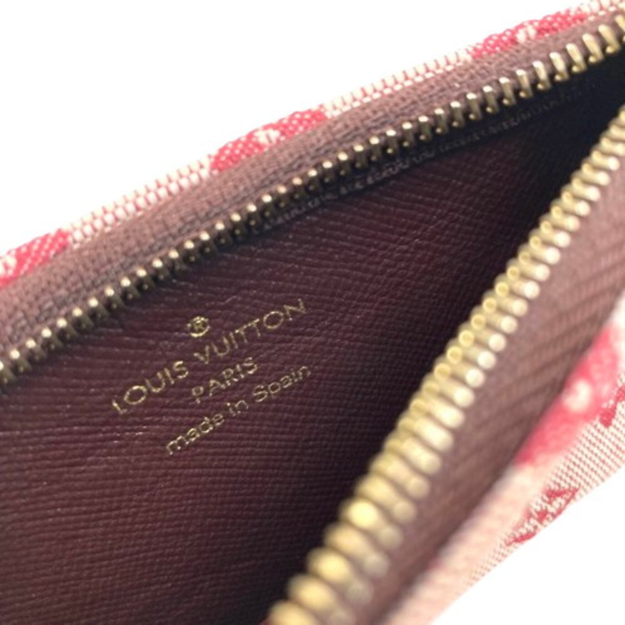 Louis Vuitton Monogram Mini Pink Canvas Coin Purse/Coin Case (Pre-Owned)