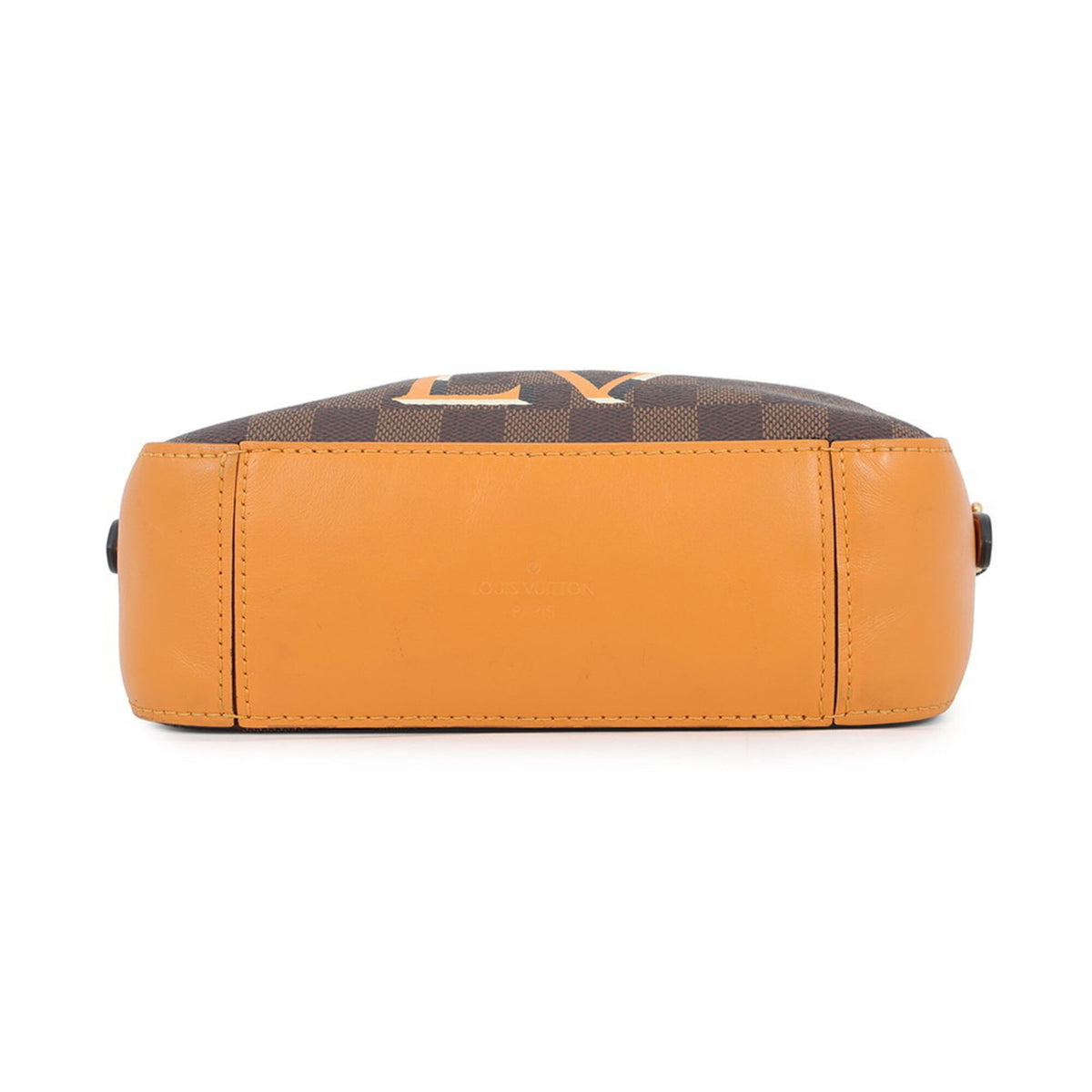 Louis Vuitton Brown Saffron Damier Canvas Handbag Pouch (Pre-Owned)
