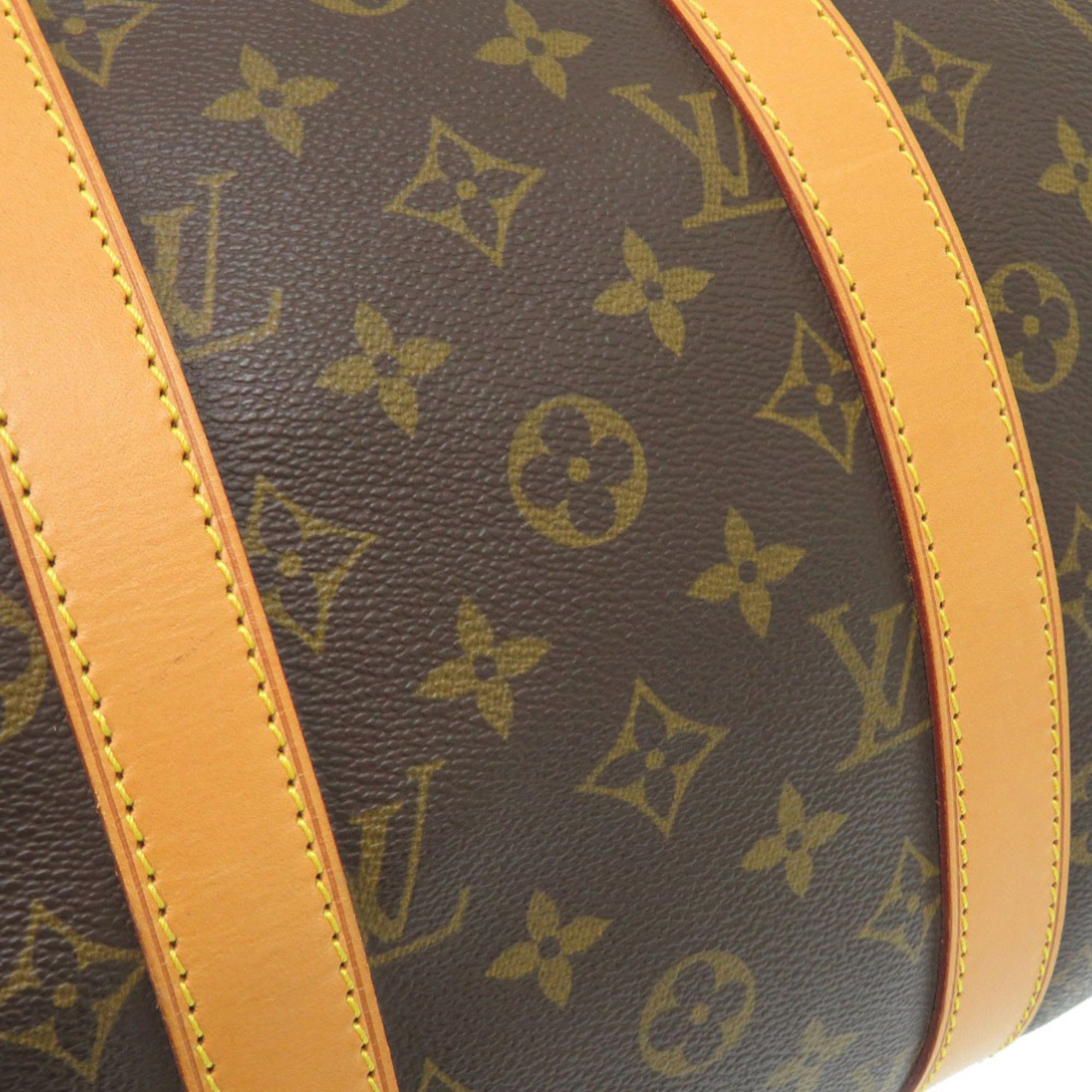 Louis Vuitton Brown Monogram Canvas Boston Bag (Pre-Owned)