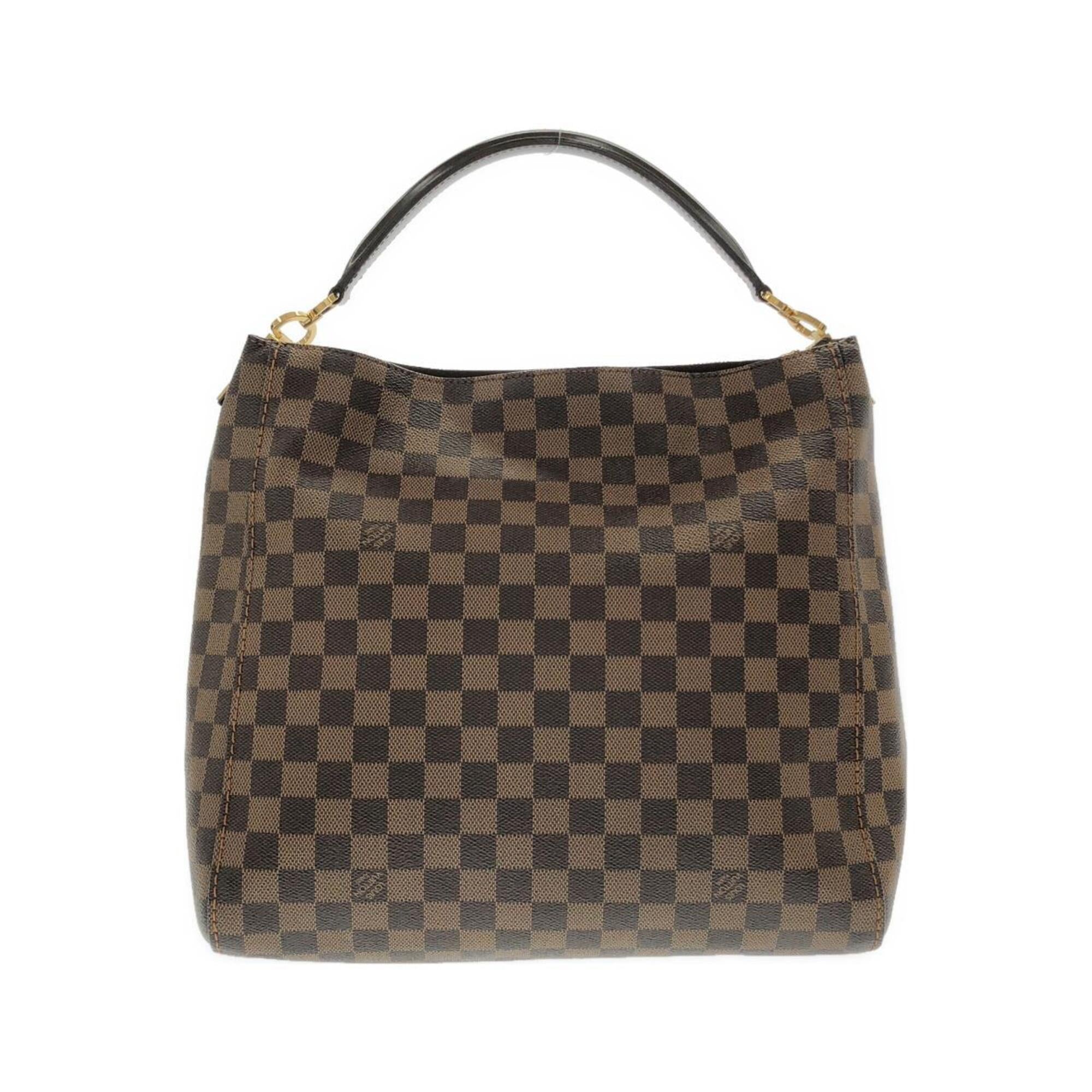 Louis Vuitton Ebene Coated Canvas Shoulder Bag (Pre-Owned)