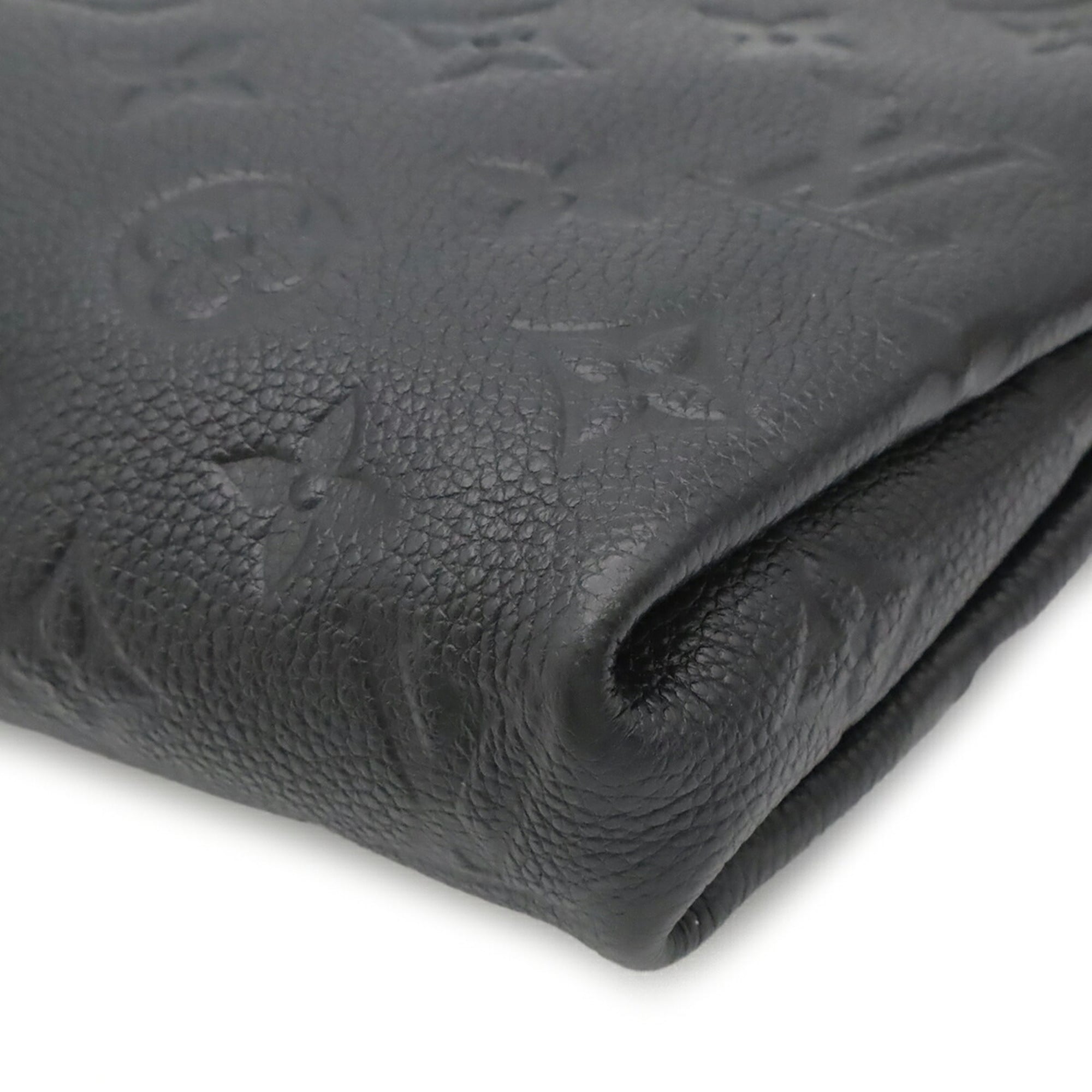 Louis Vuitton Black Noir Monogram Empreinte Pochette Shoulder Bag (Pre-Owned)