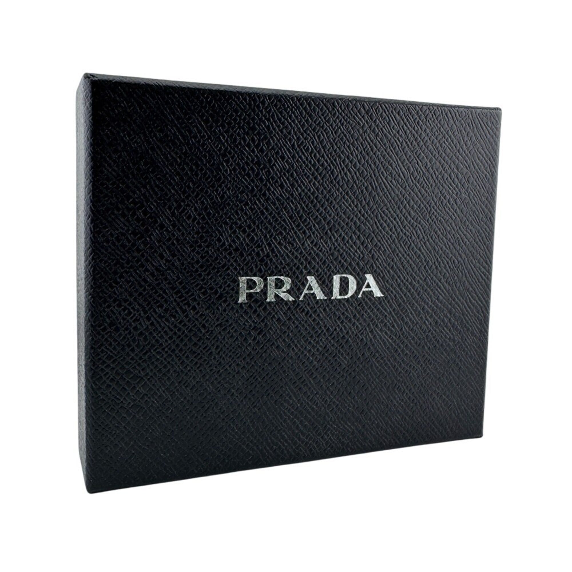 Prada Saffiano Black Leather Wallet (Bi-Fold) (Pre-Owned)
