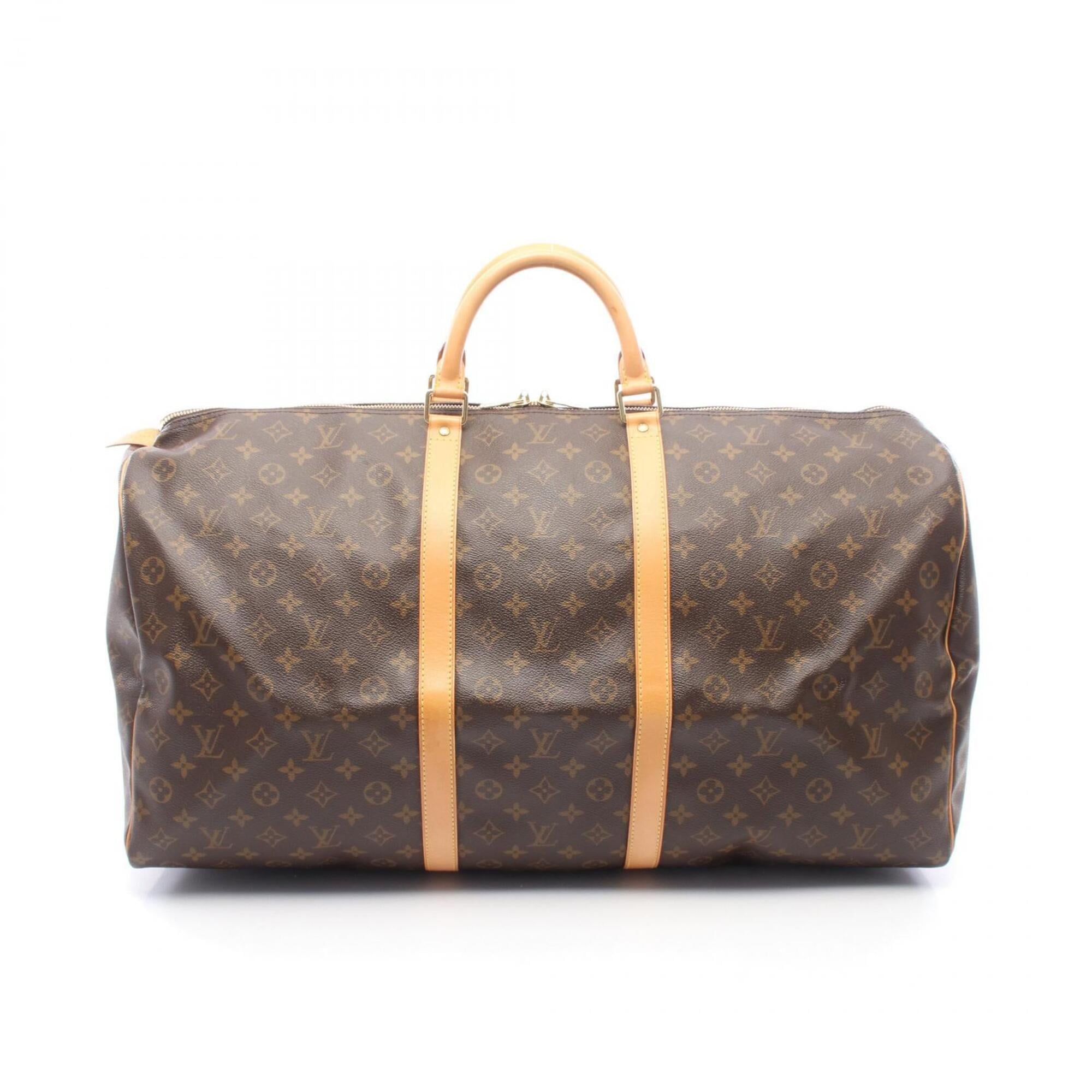 Louis Vuitton Brown Monogram Boston Bag Handbag (Pre-Owned)