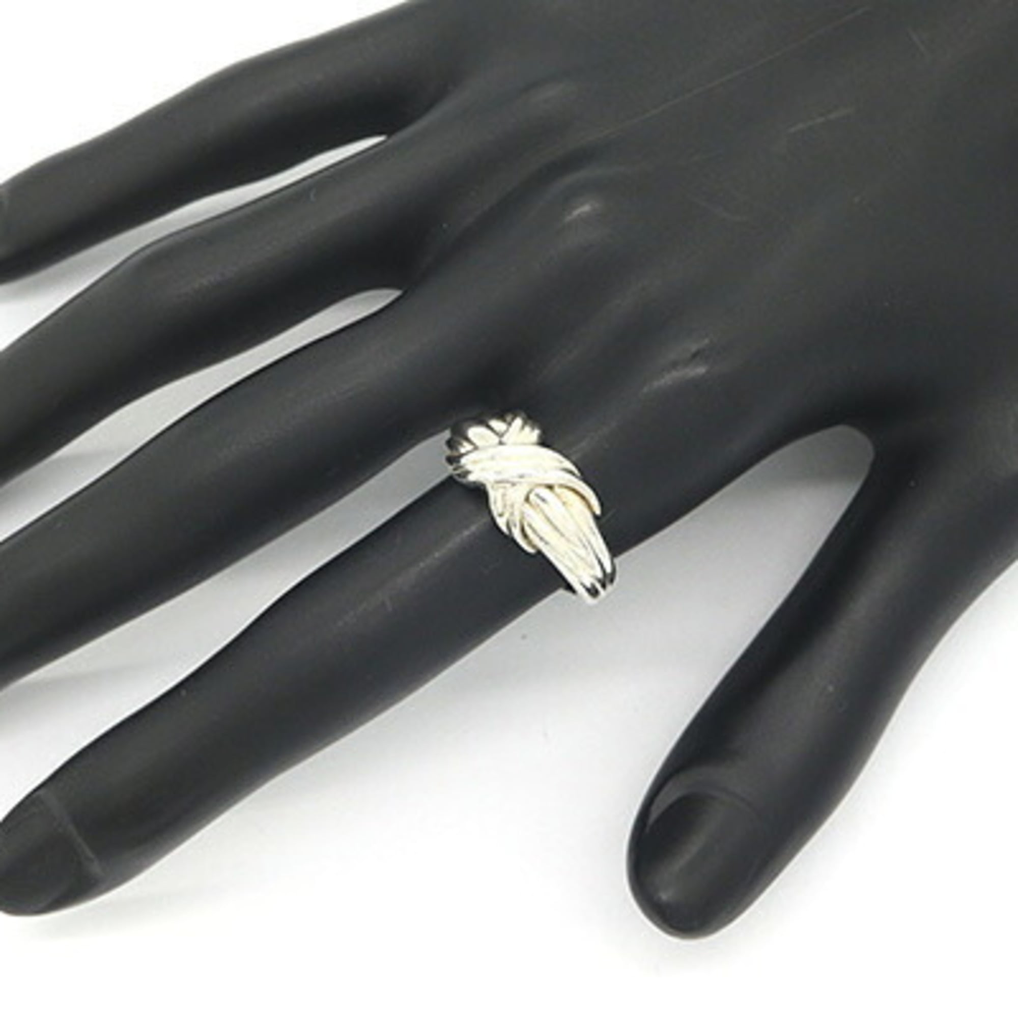 Tiffany Silver Sterling Silver 925 Band Ring (Pre-Owned)