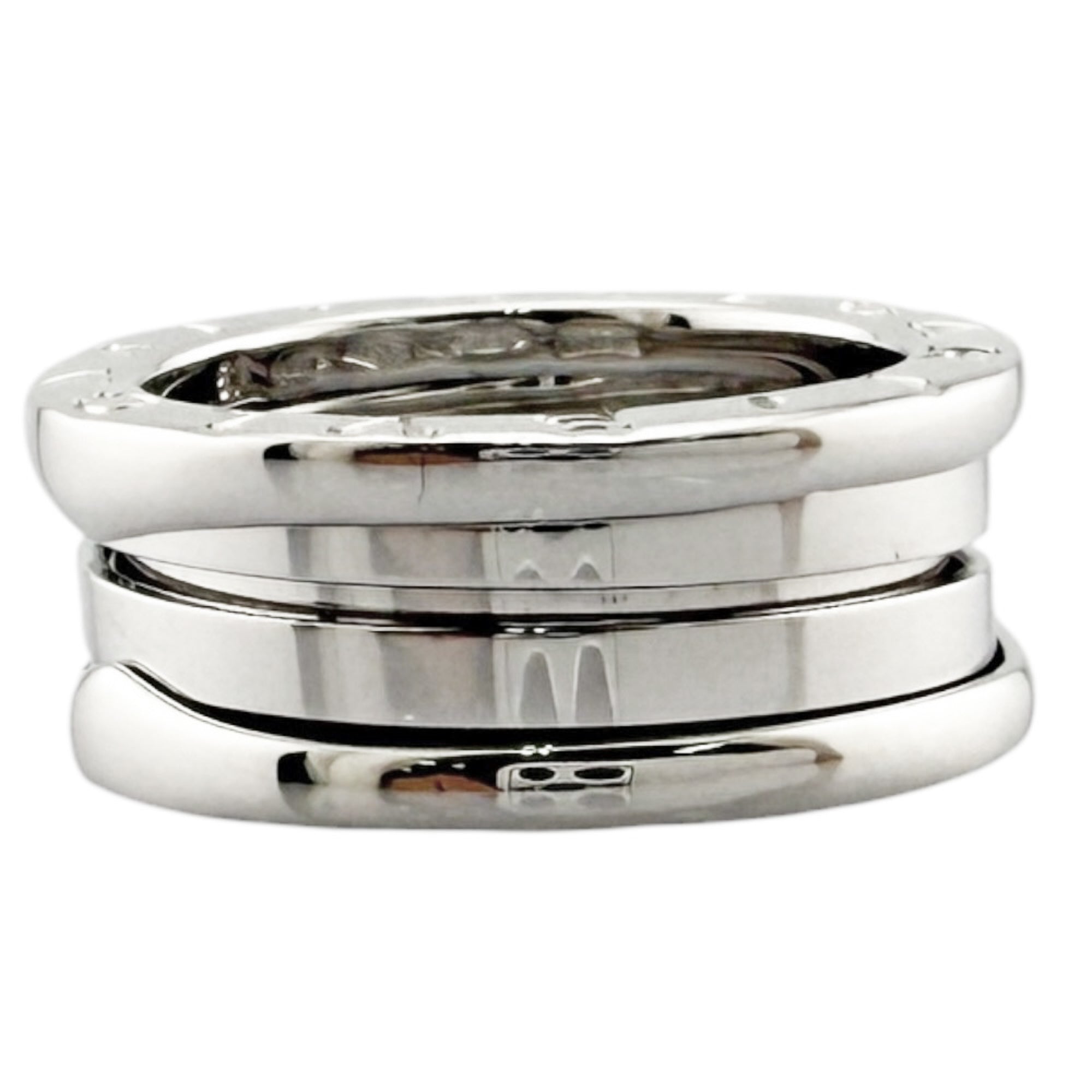 Bvlgari B.Zero1 Silver White Gold (18K) Band Ring (Pre-Owned)