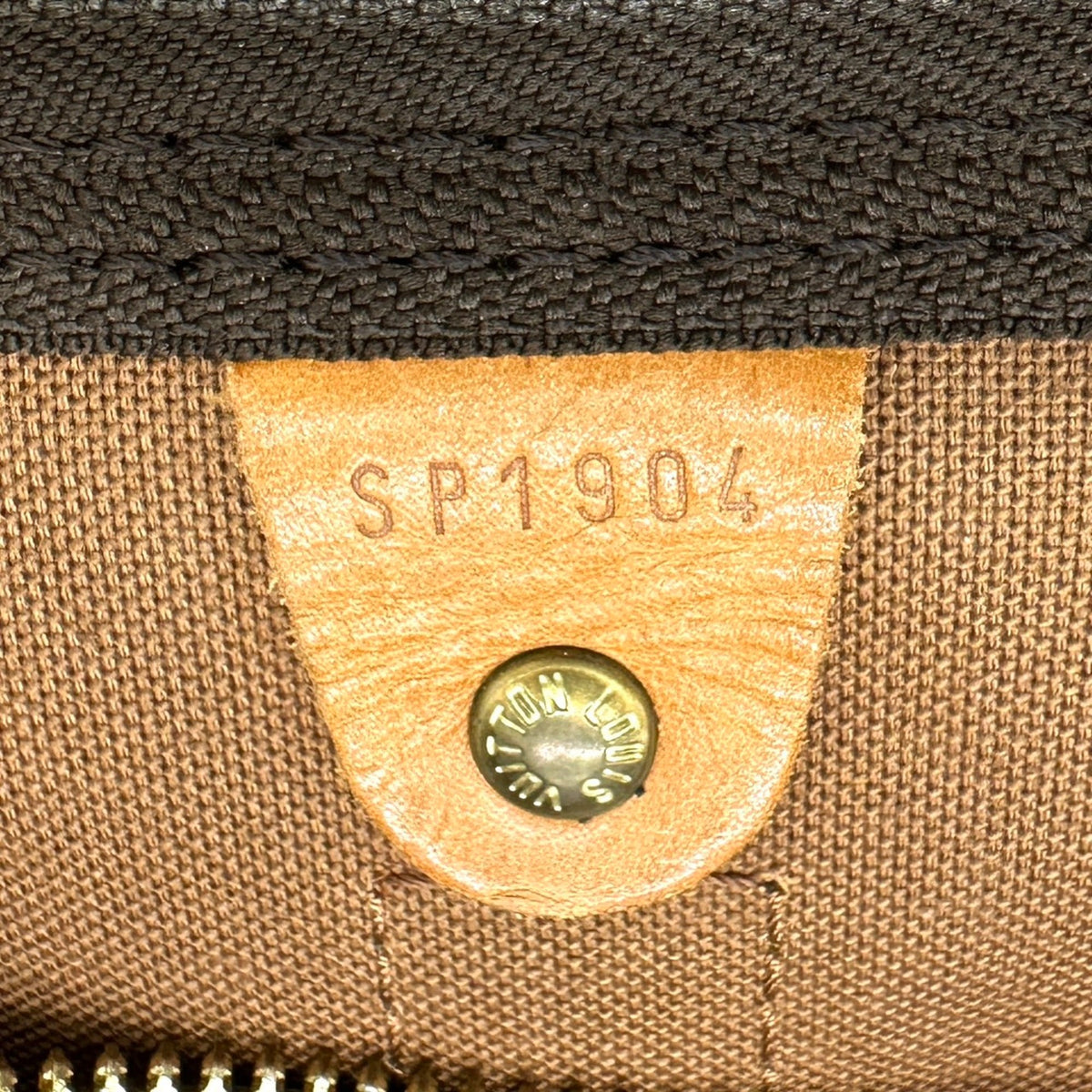 Louis Vuitton Brown Monogram Canvas Boston Bag (Pre-Owned)