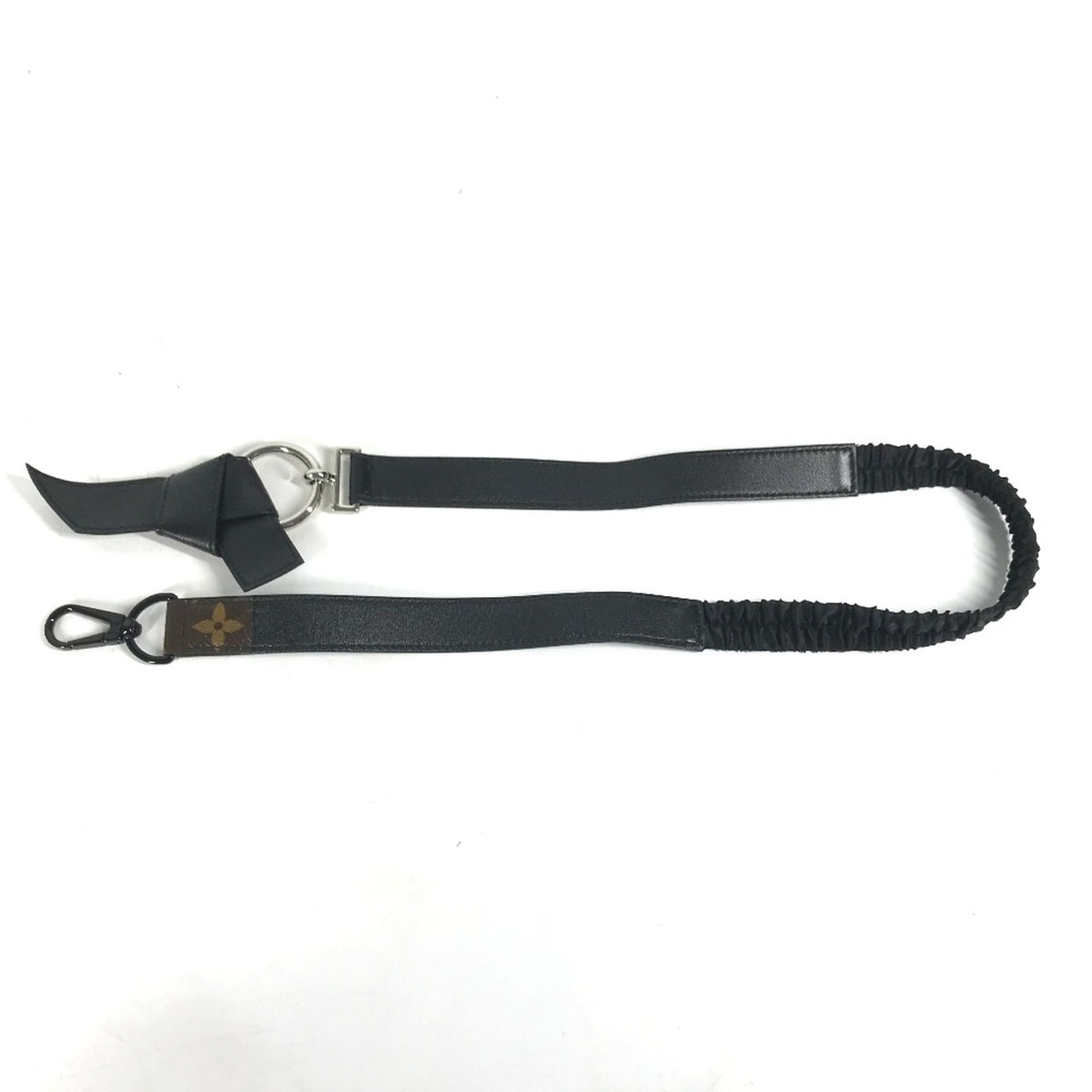Louis Vuitton Black Leather Chain/Shoulder Wallet (Pre-Owned)