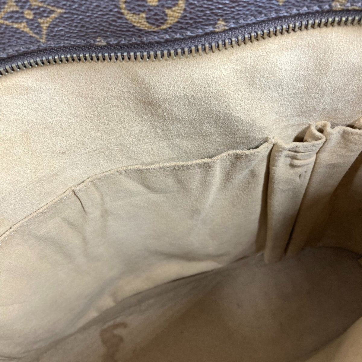 Louis Vuitton Brown Monogram Canvas Shoulder Bag Tote Bag (Pre-Owned)