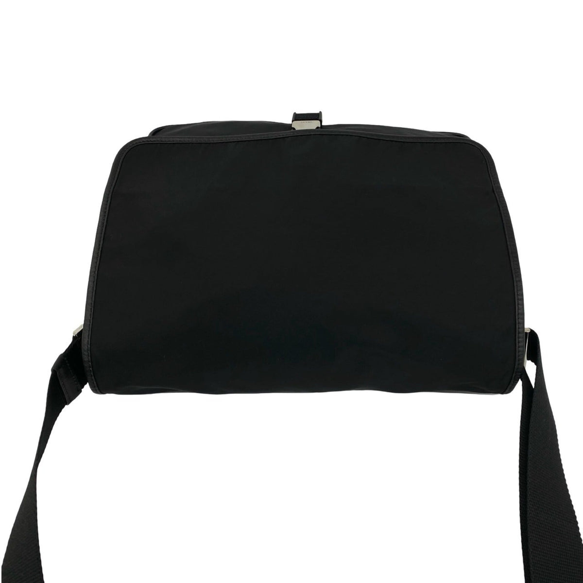 Prada Black Nylon Leather Shoulder Bag (Pre-Owned)