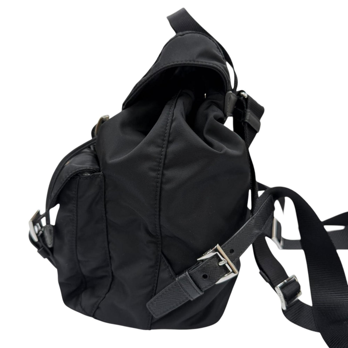 Prada Black Nylon Backpack (Pre-Owned)