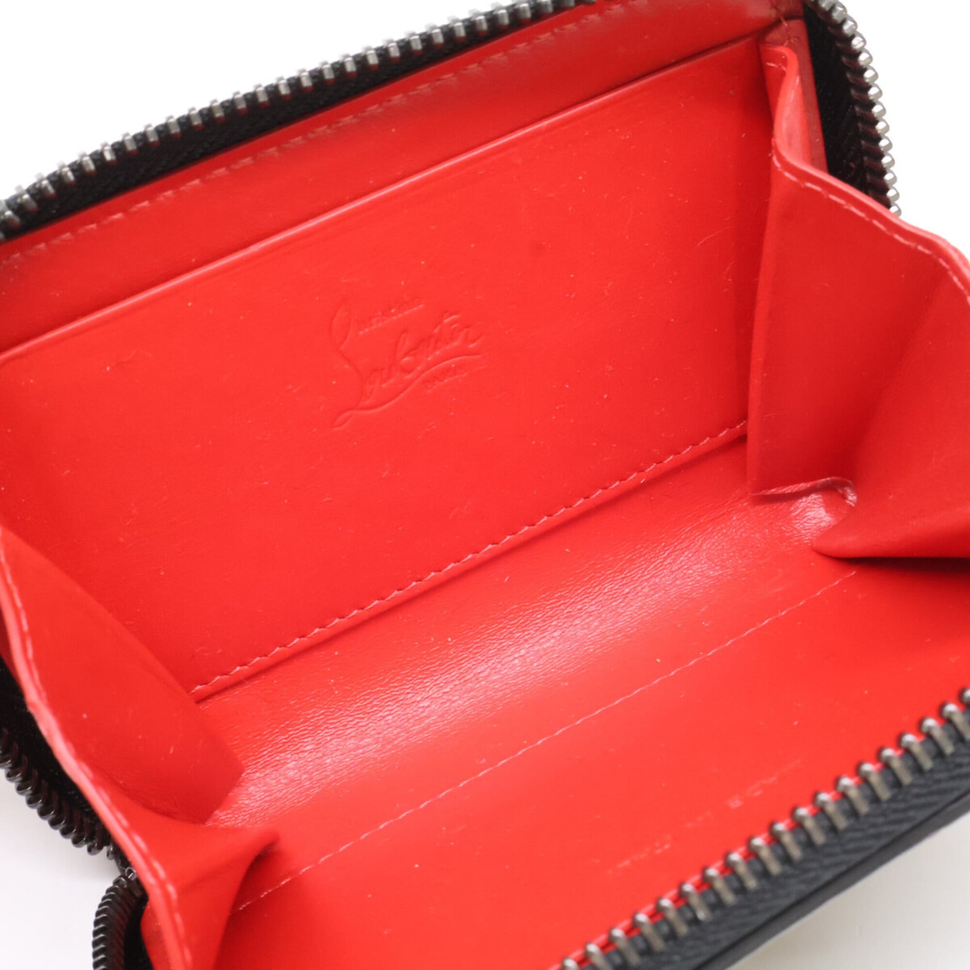 Christian Louboutin Black Multi-Color Coin Purse/Coin Case (Pre-Owned)