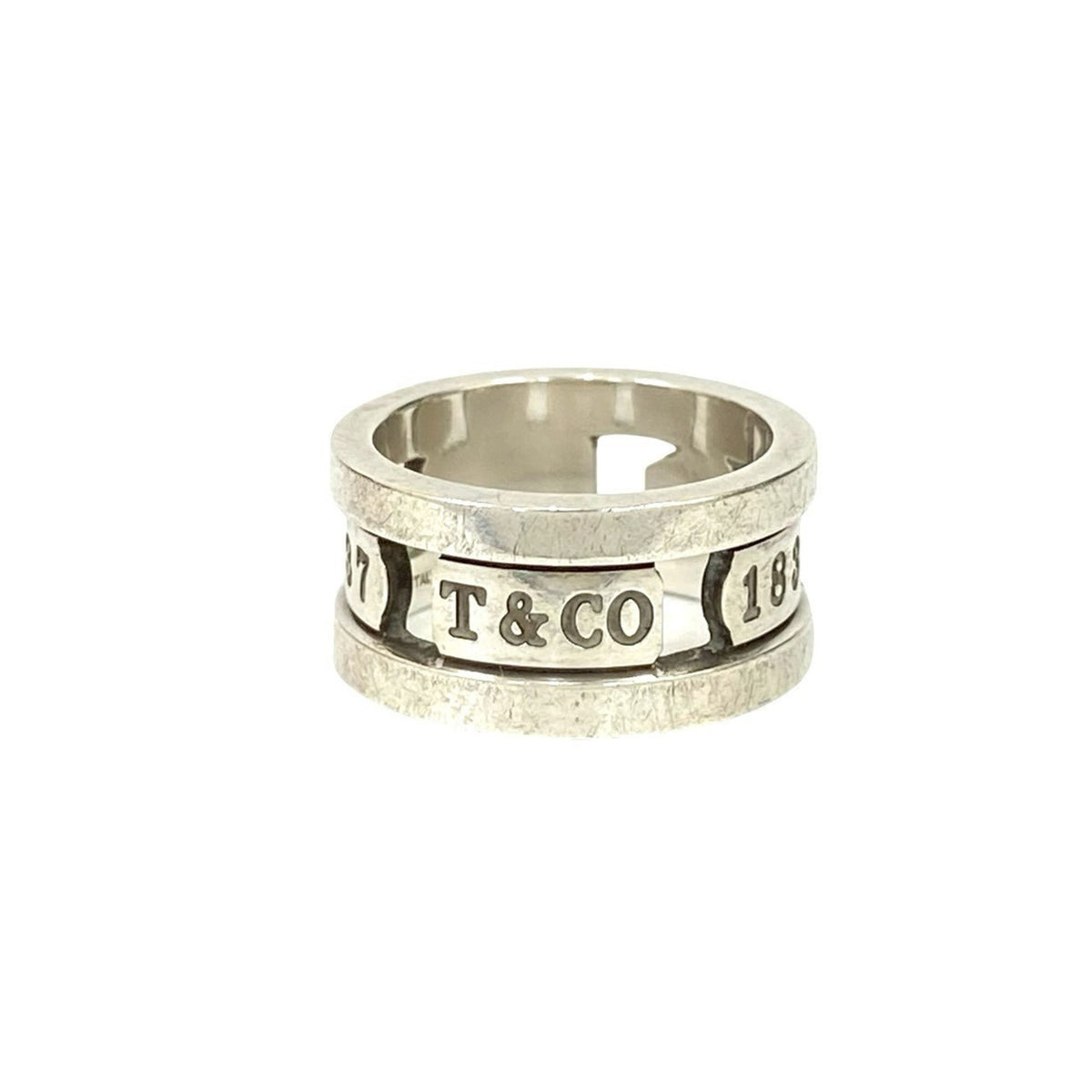Tiffany Silver Silver 925 Band Ring (Pre-Owned)