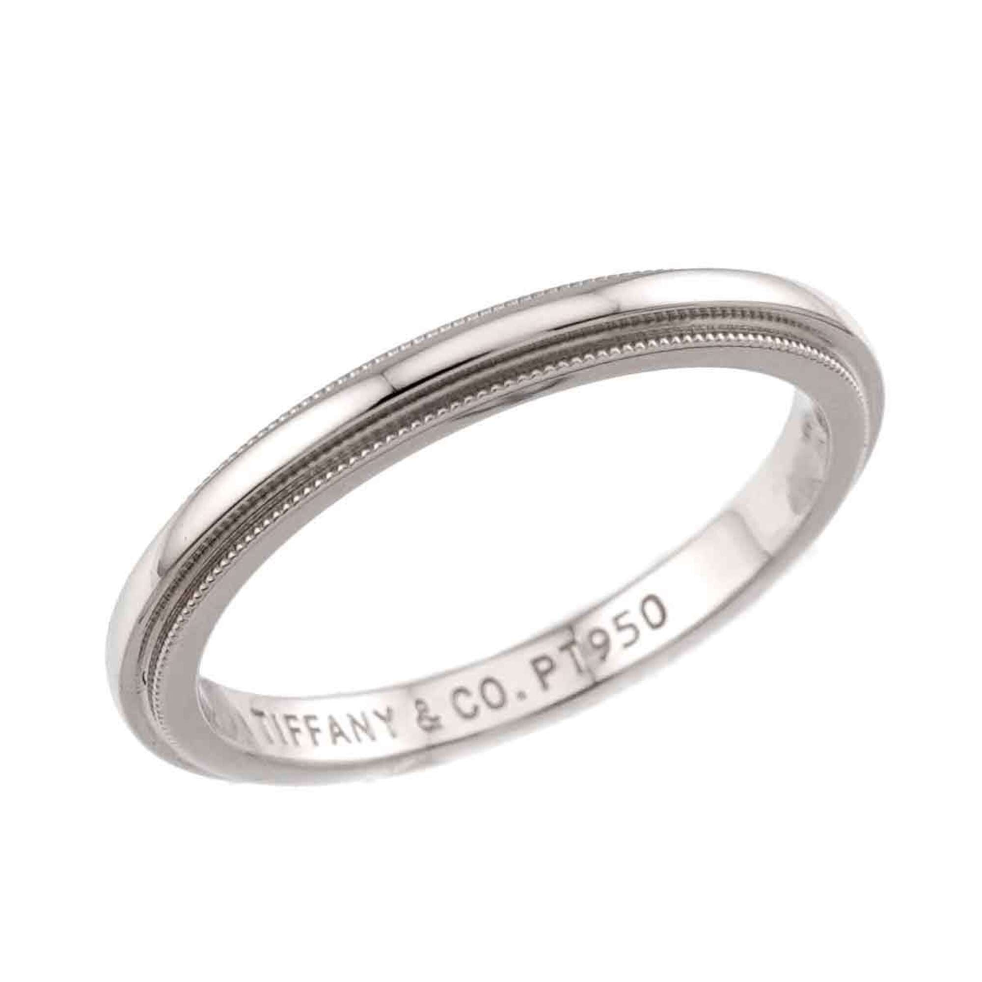 Tiffany Platinum 950 Band Ring (Pre-Owned)