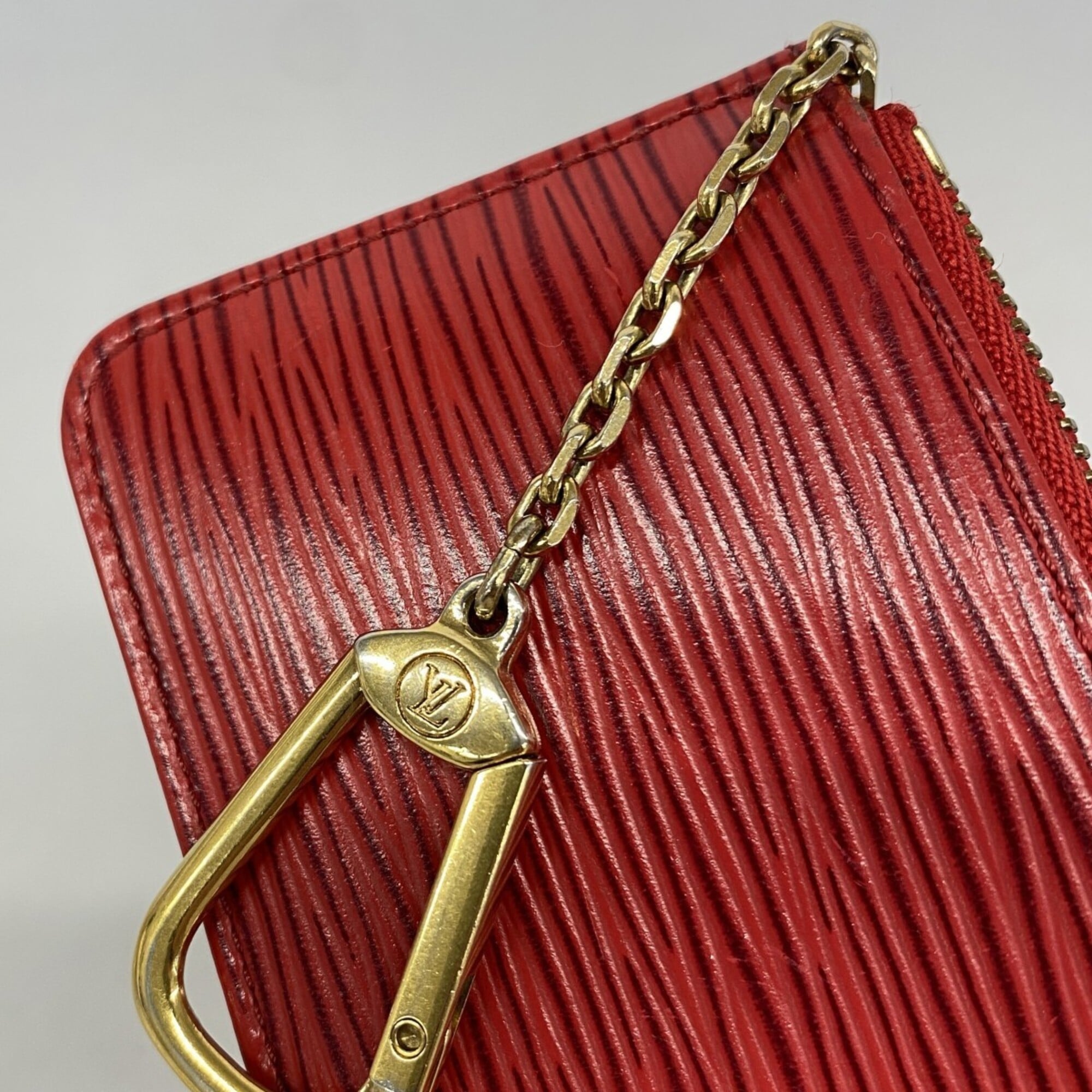 Louis Vuitton Castilian Red Coin Purse/Coin Case (Pre-Owned)