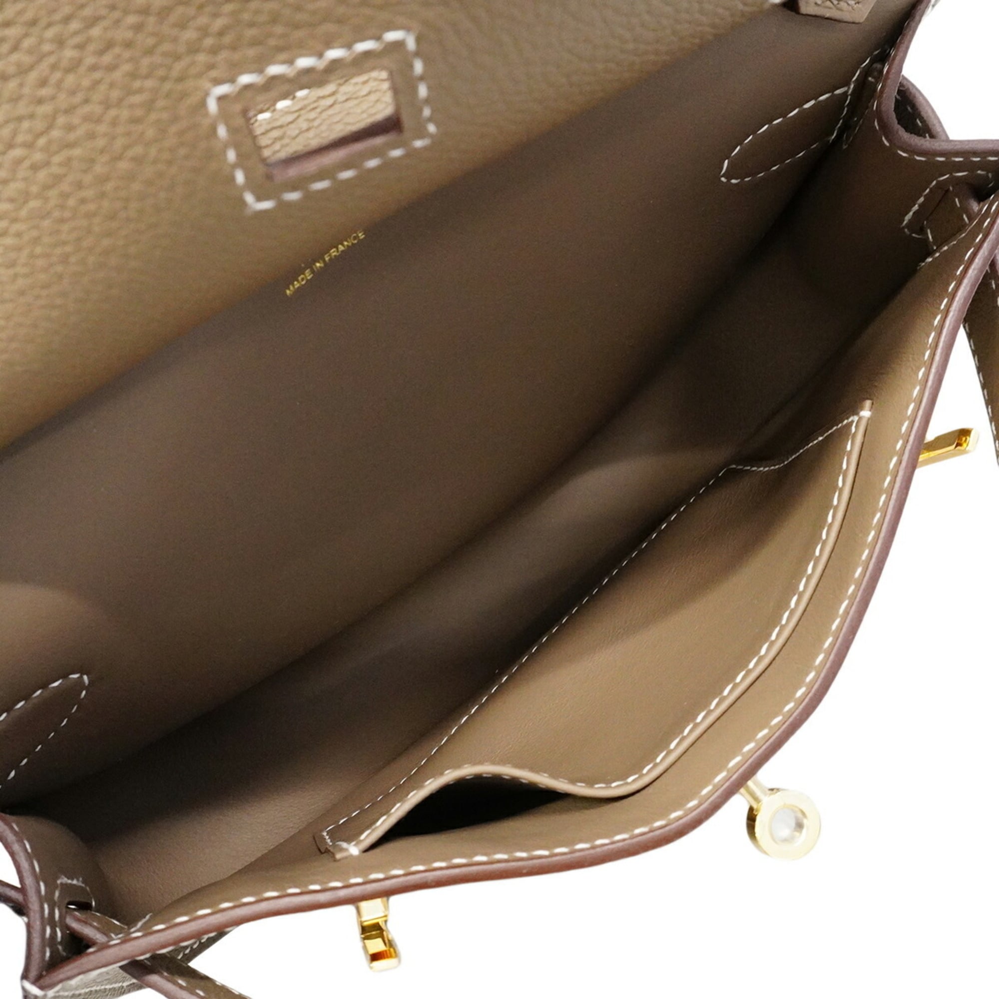 Hermes Etoupe Gray Shoulder Bag (Pre-Owned)