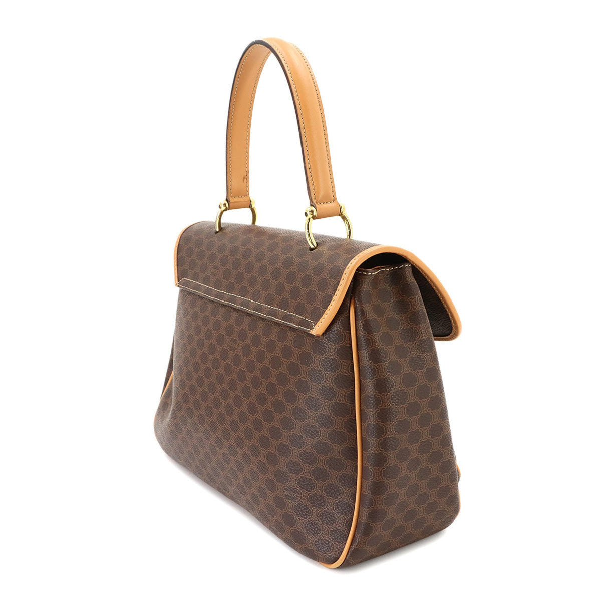 Celine Brown Pvc Leather Handbag (Pre-Owned)