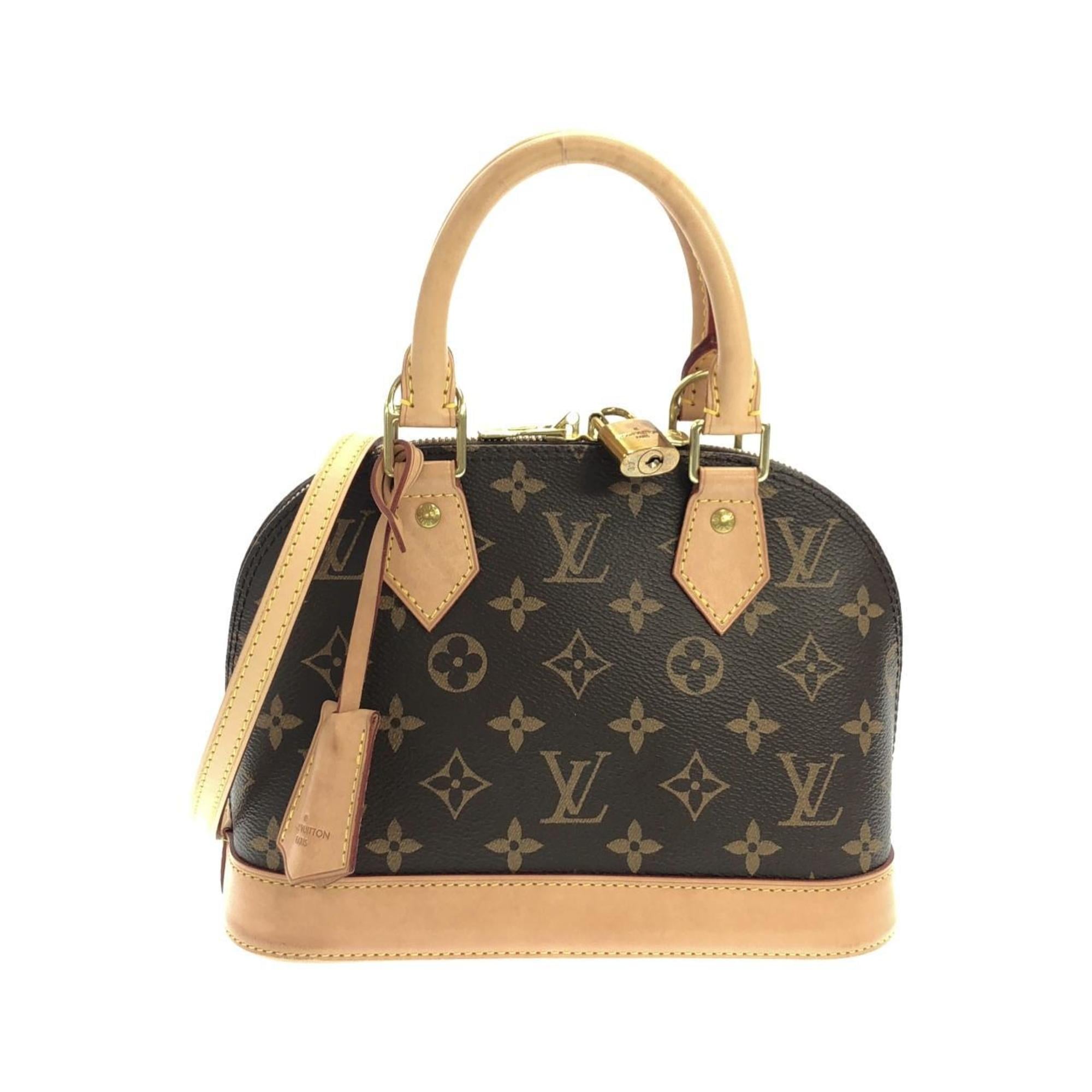 Louis Vuitton Brown Coated Canvas Handbag (Pre-Owned)