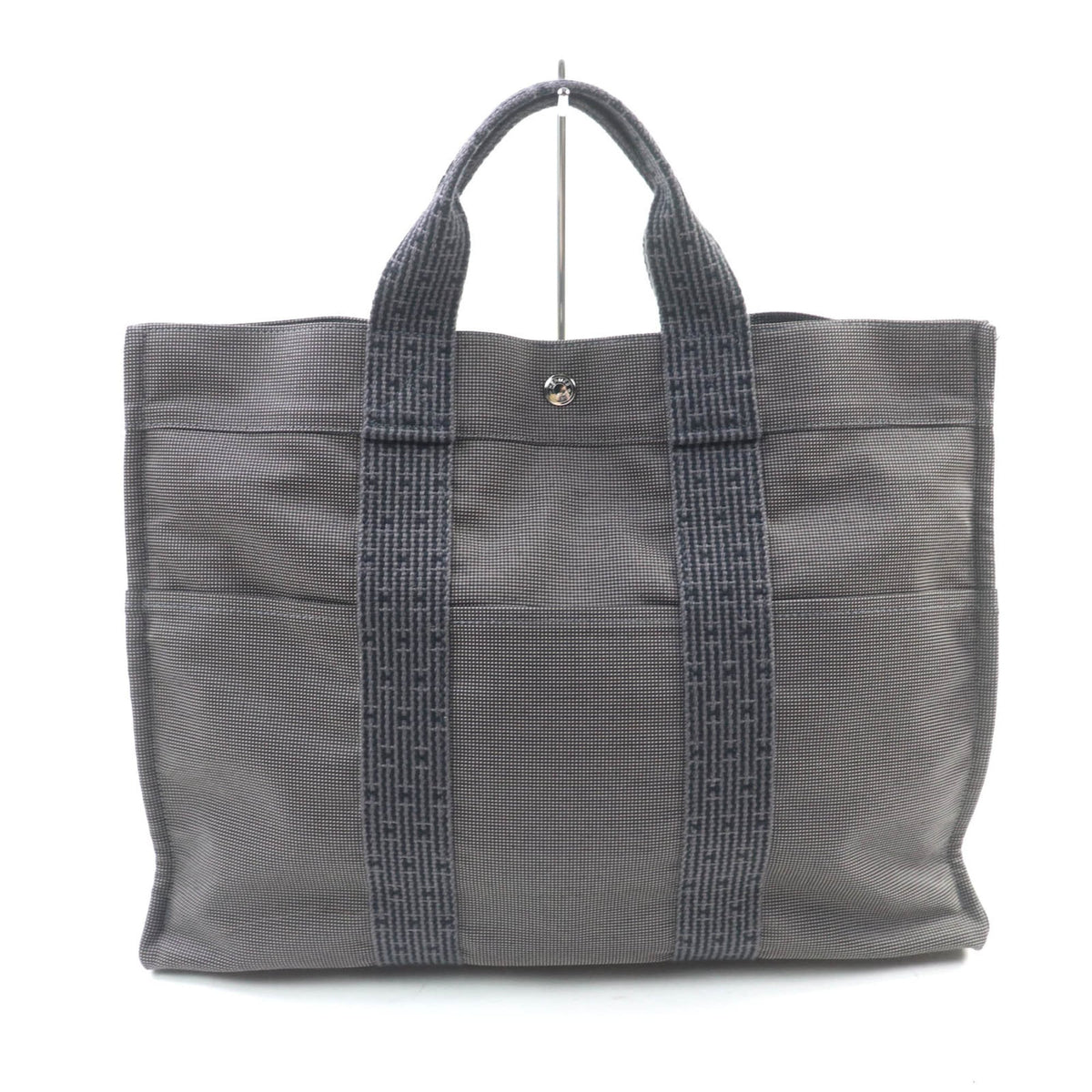Hermes Her Line Gray Tote Bag (Pre-Owned)