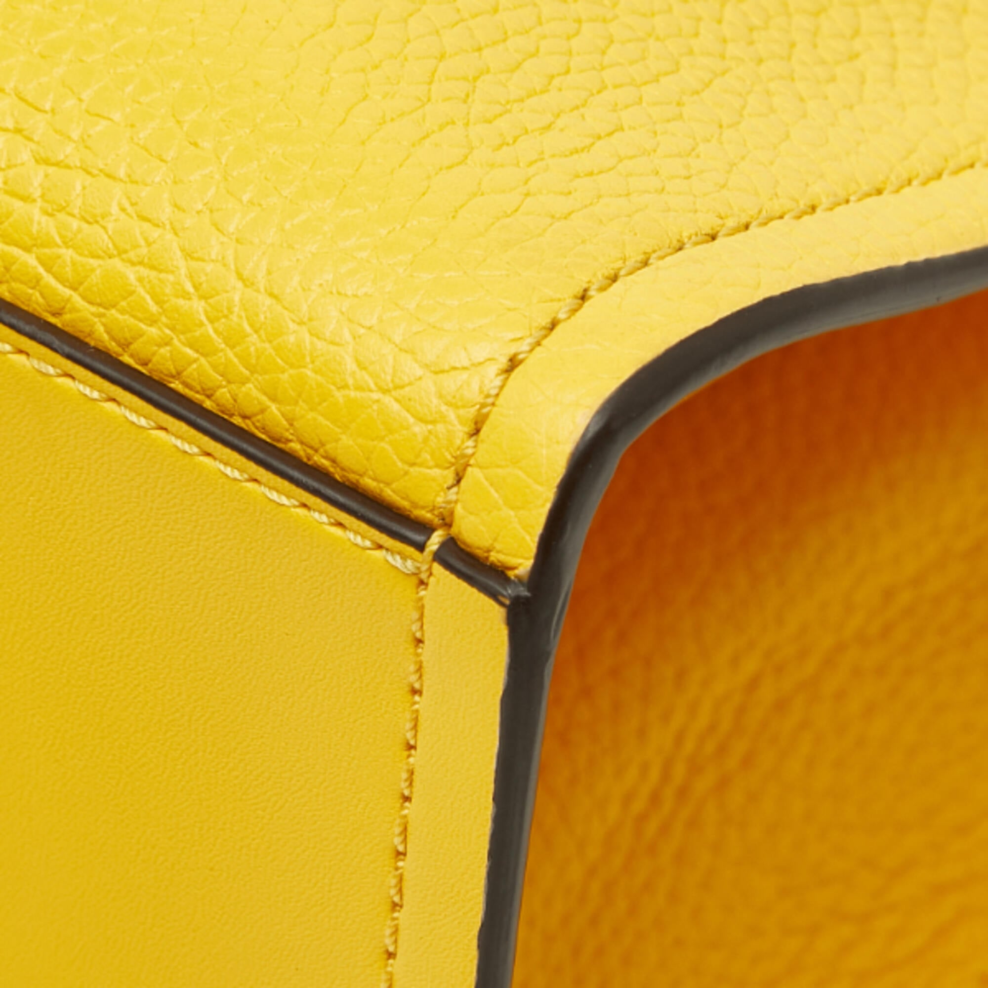 Michael Kors Yellow Leather Handbag Shoulder Bag Tote Bag (Pre-Owned)