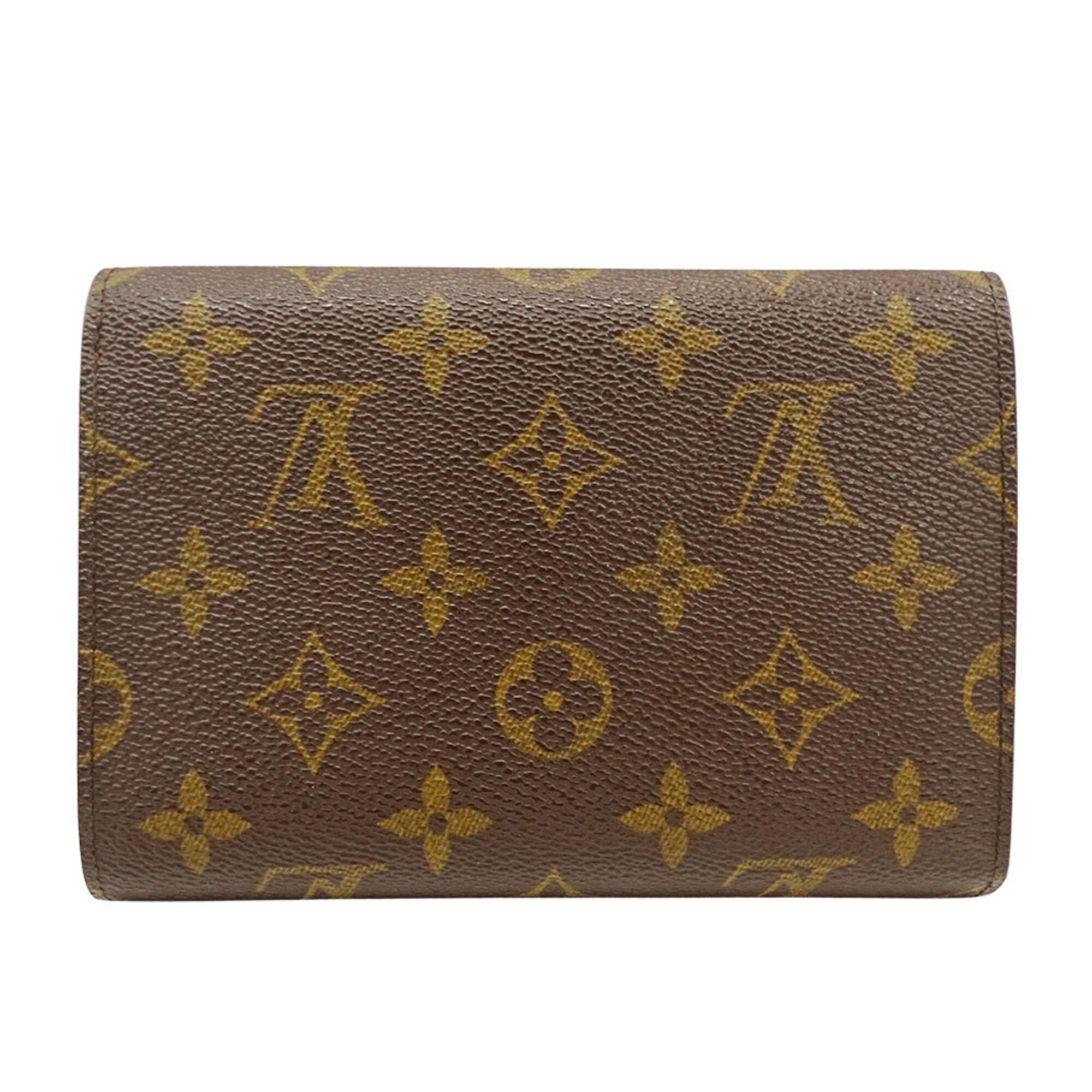 Louis Vuitton Brown Galle Monogram Monogram Wallet (Tri-Fold) (Pre-Owned)
