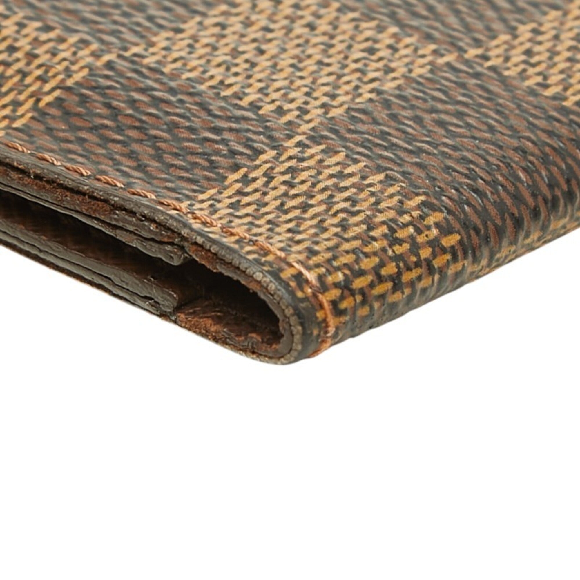Louis Vuitton Brown Pvc Leather Long Wallet (Bi-Fold) (Pre-Owned)