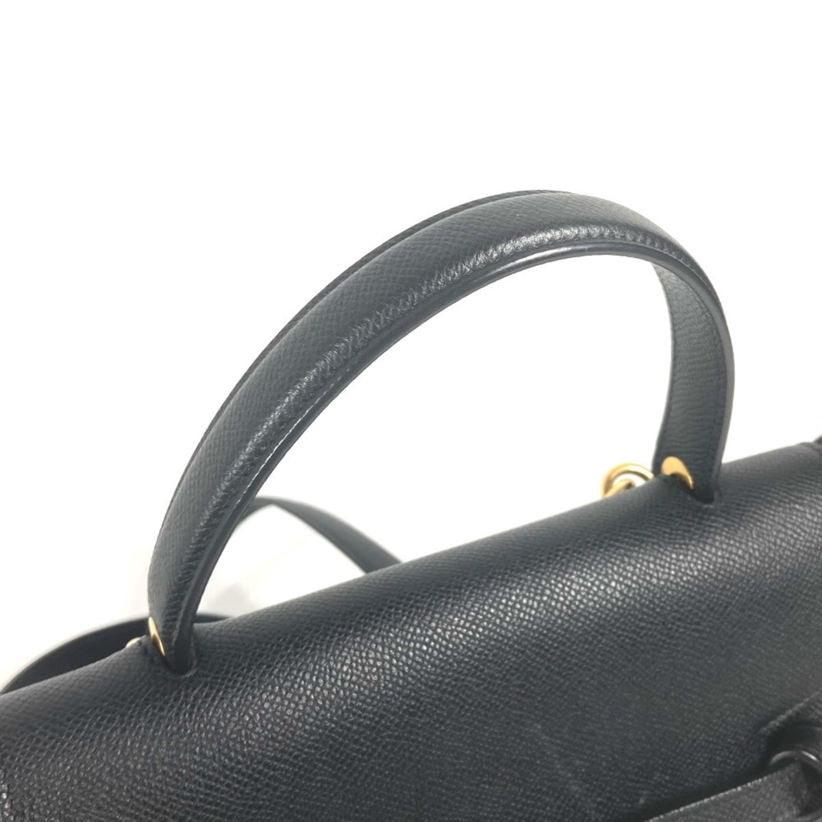 Celine Black Leather Handbag Shoulder Bag (Pre-Owned)
