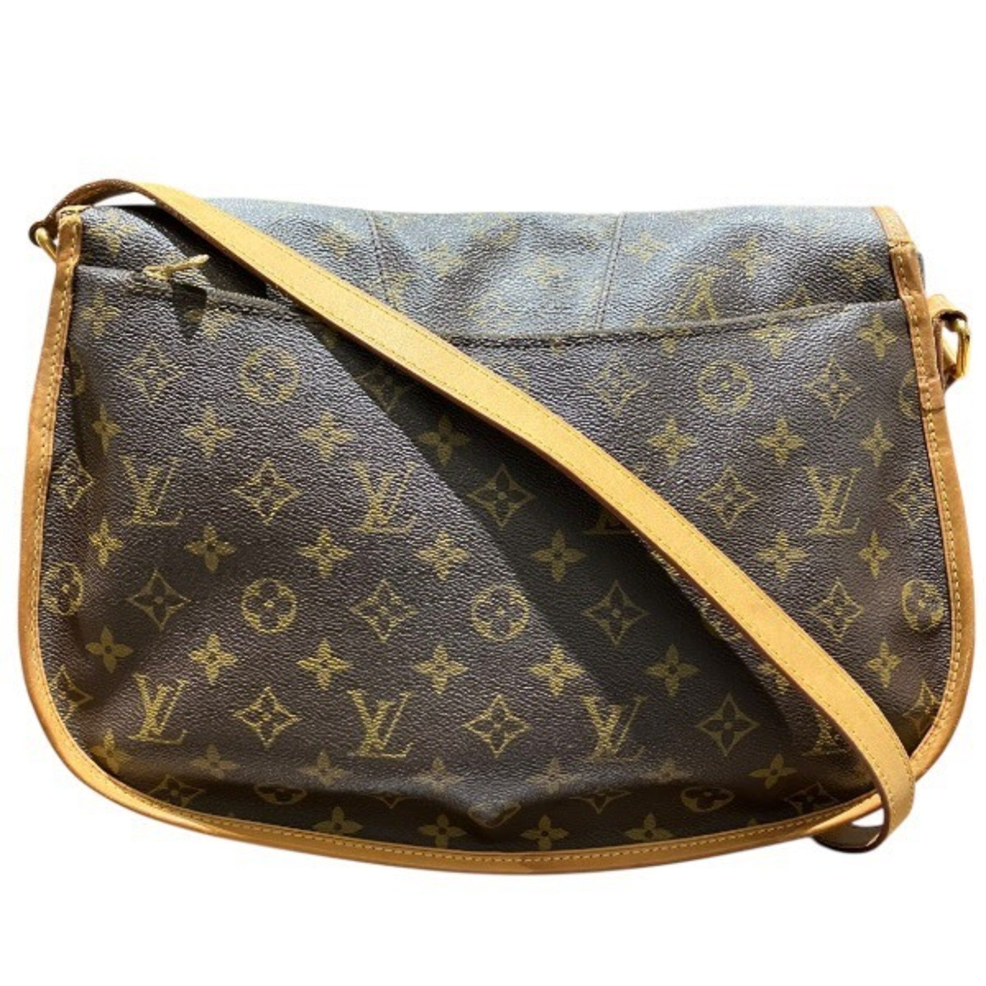 Louis Vuitton Brown Monogram Handbag Shoulder Bag (Pre-Owned)