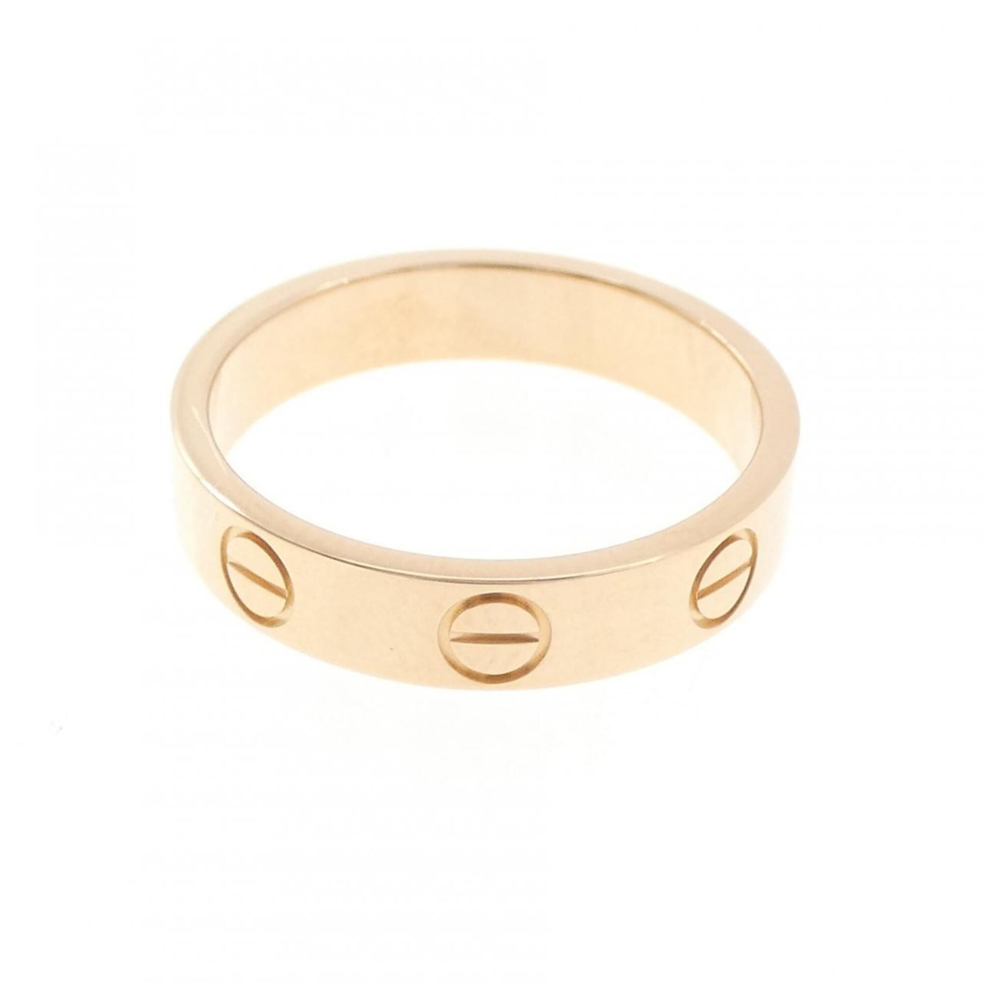 Cartier Love Pink Gold (18K) Band Ring (Pre-Owned)