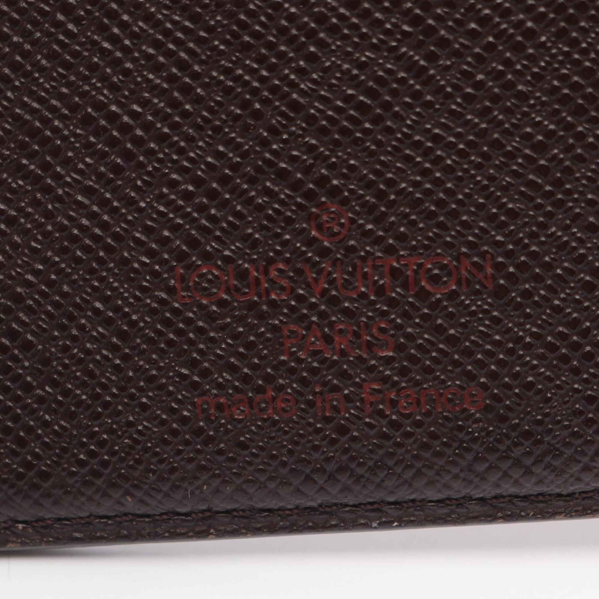 Louis Vuitton Brown Pvc Wallet (Bi-Fold) (Pre-Owned)