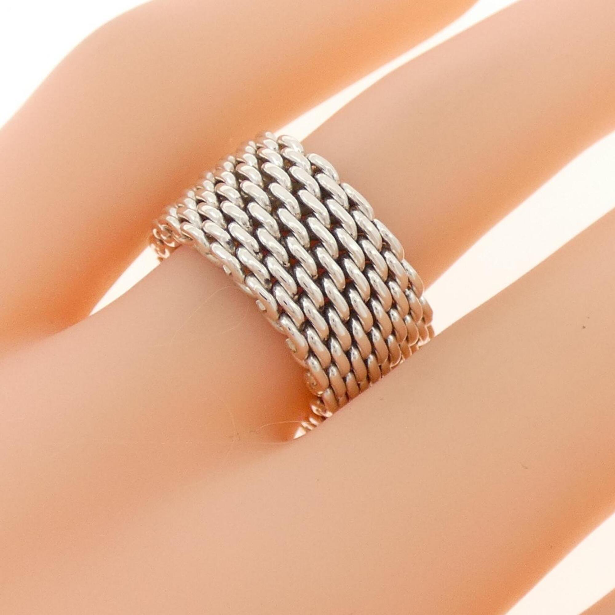 Tiffany Silver 925 Band Ring (Pre-Owned)